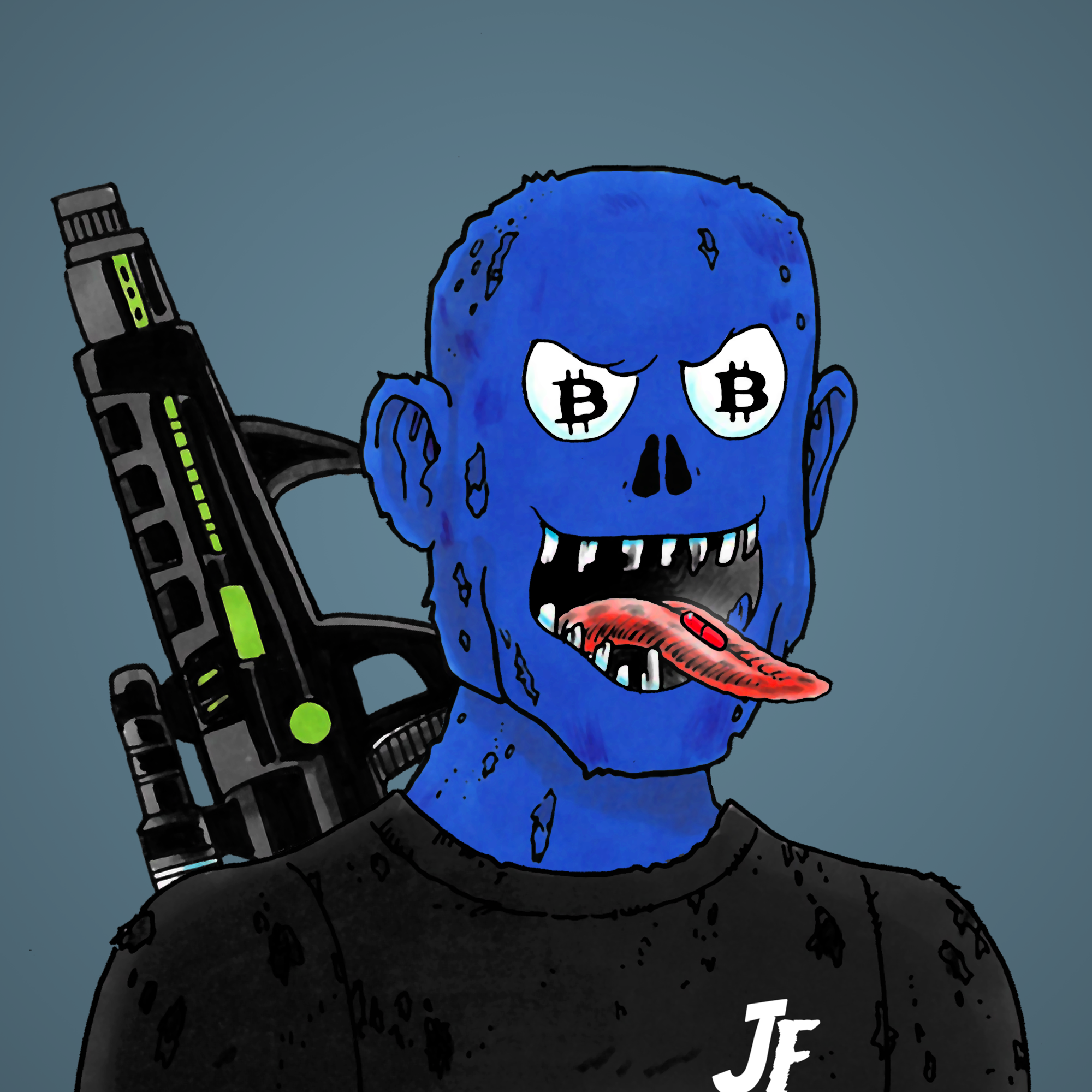 George Trosley - Jungle Freaks - Jungle Freak 1827 - NFT # 1827