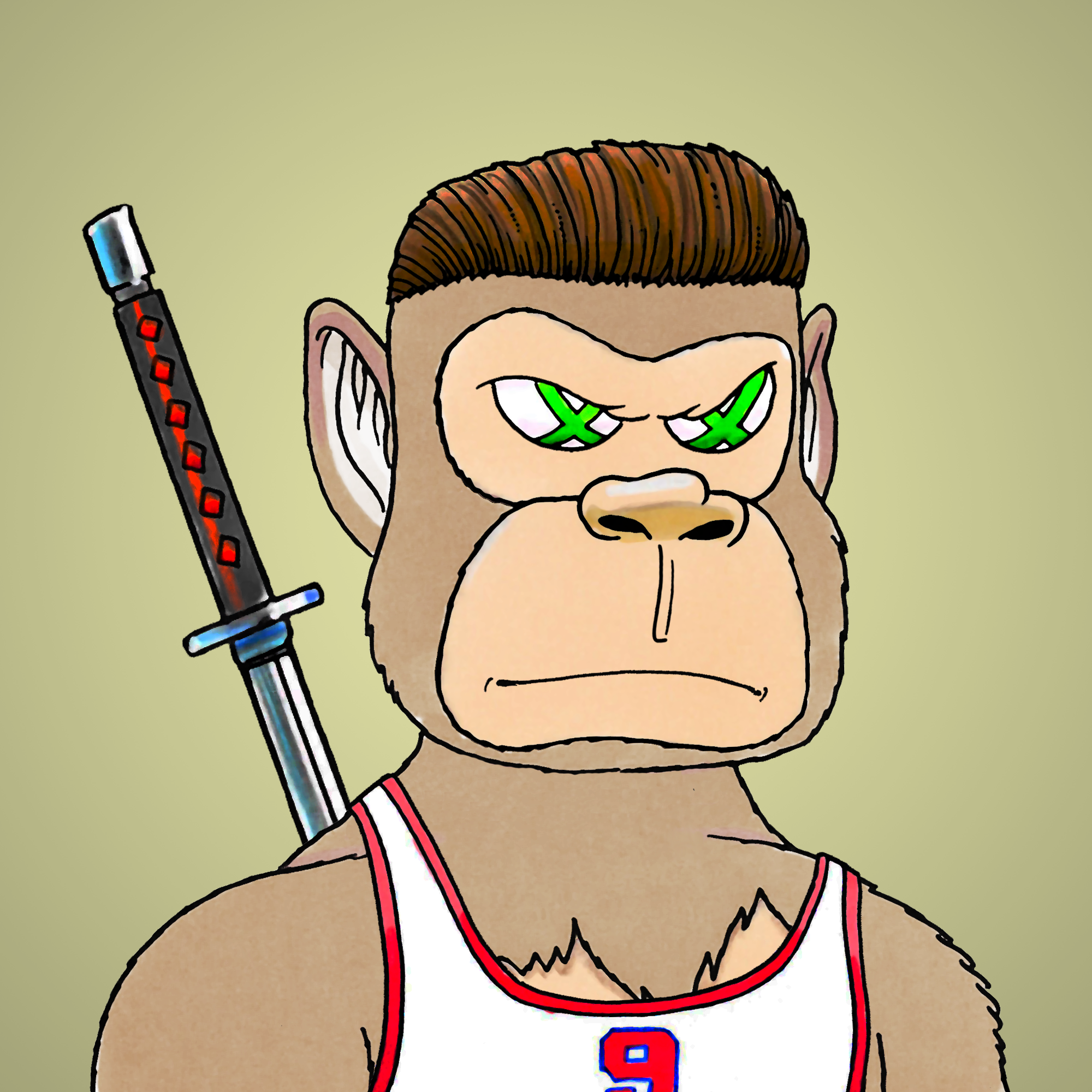 George Trosley - Jungle Freaks - Jungle Freak 1831 - NFT # 1831