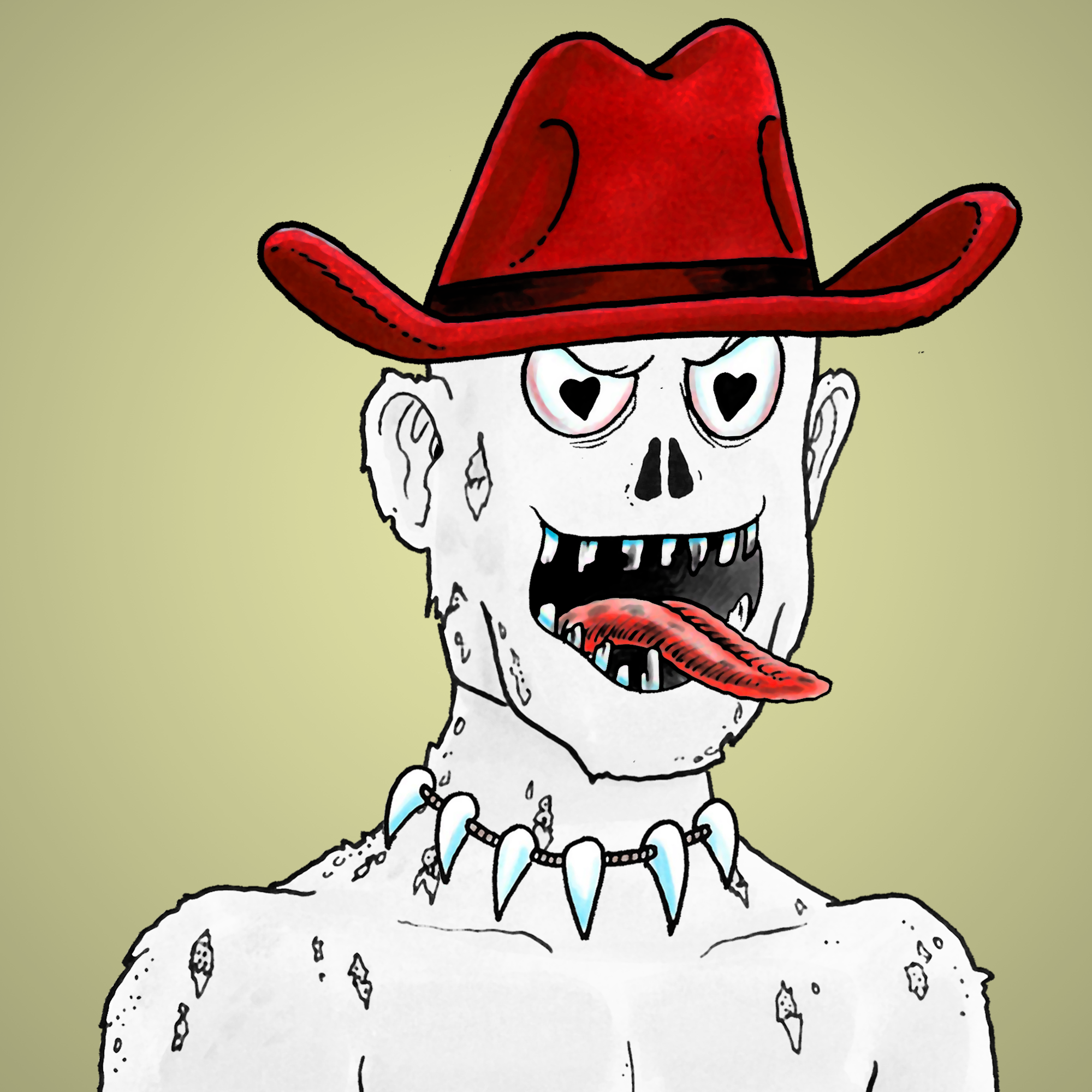 George Trosley - Jungle Freaks - Jungle Freak 1833 - NFT # 1833