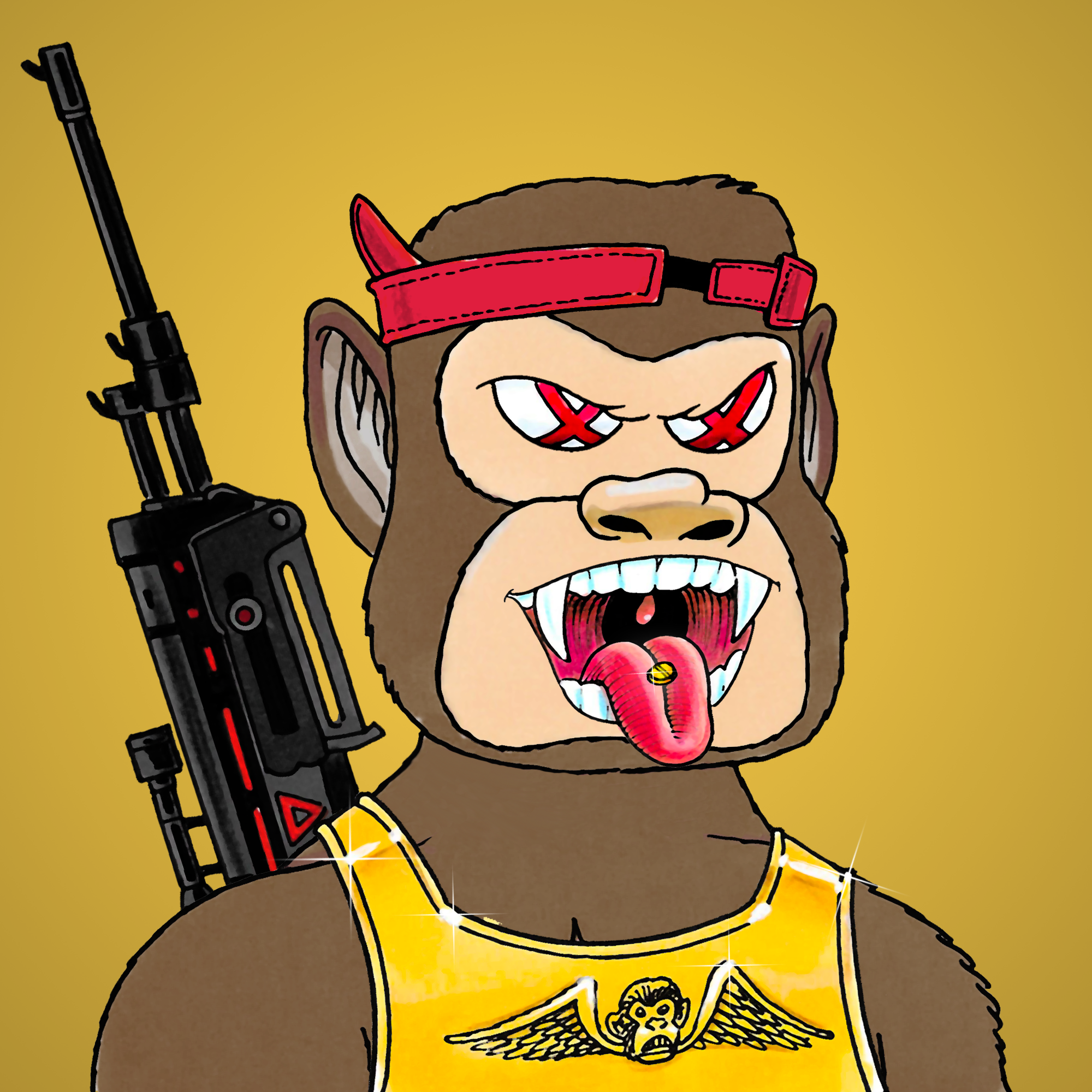 George Trosley - Jungle Freaks - Jungle Freak 1834 - NFT # 1834