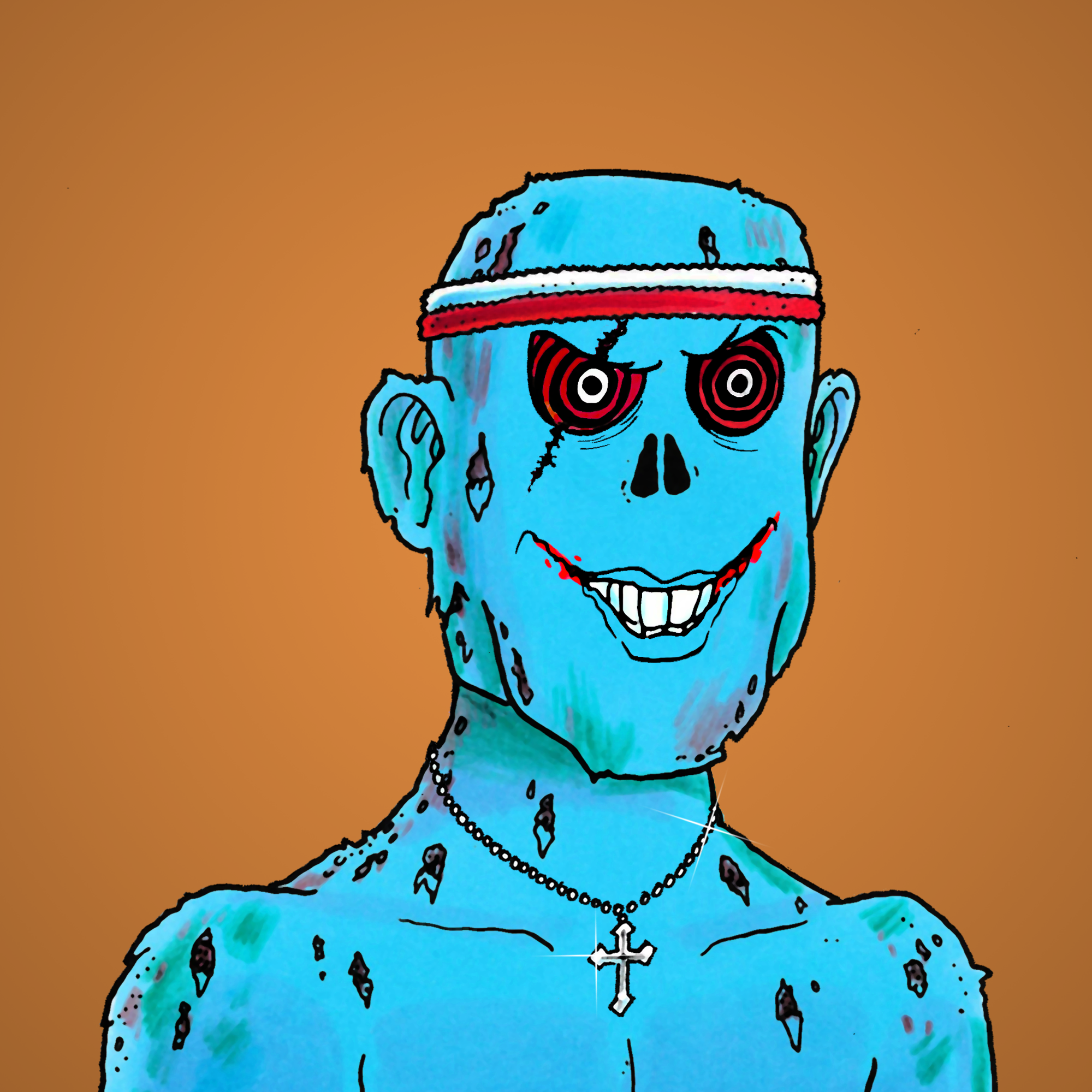 George Trosley - Jungle Freaks - Jungle Freak 1835 - NFT # 1835