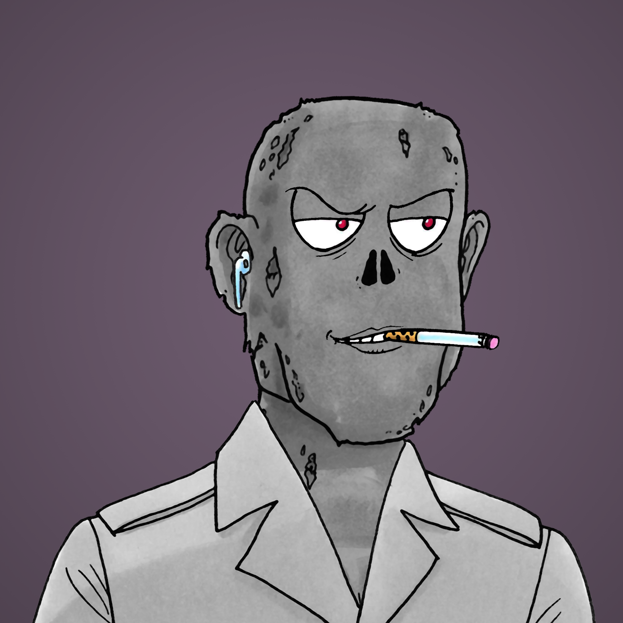 George Trosley - Jungle Freaks - Jungle Freak 1837 - NFT # 1837