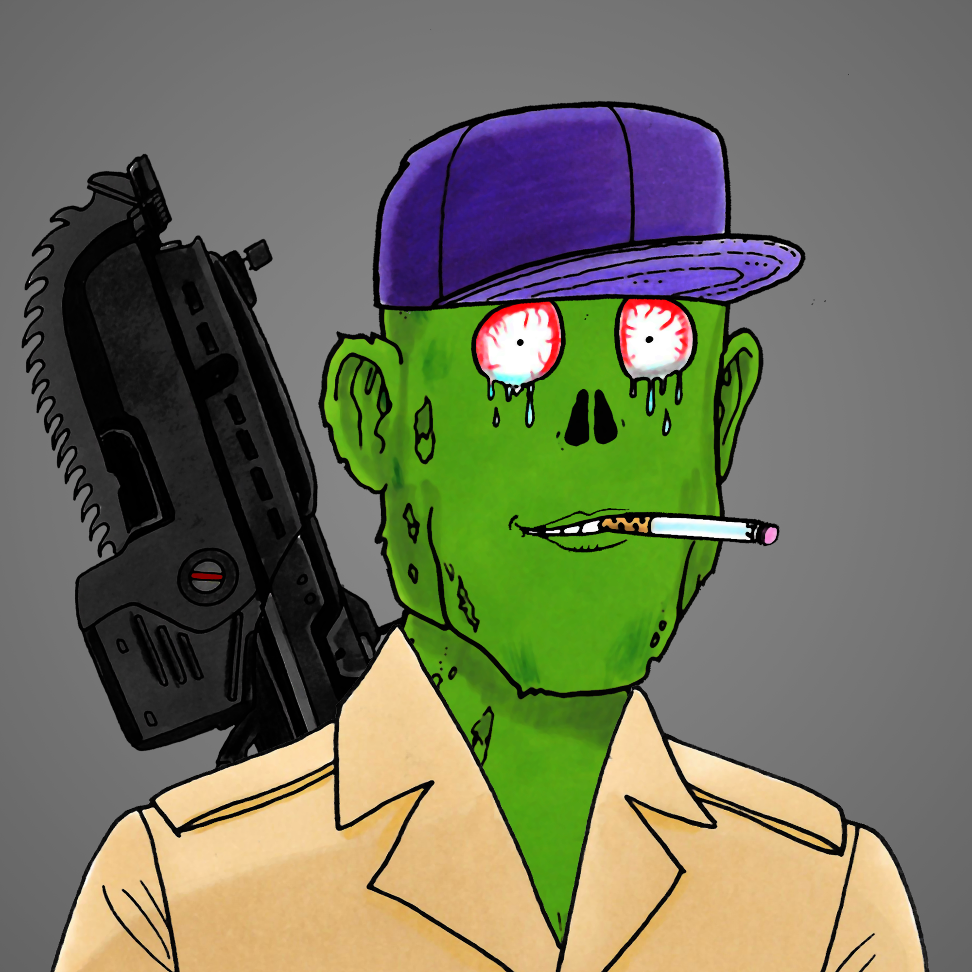 George Trosley - Jungle Freaks - Jungle Freak 1839 - NFT # 1839