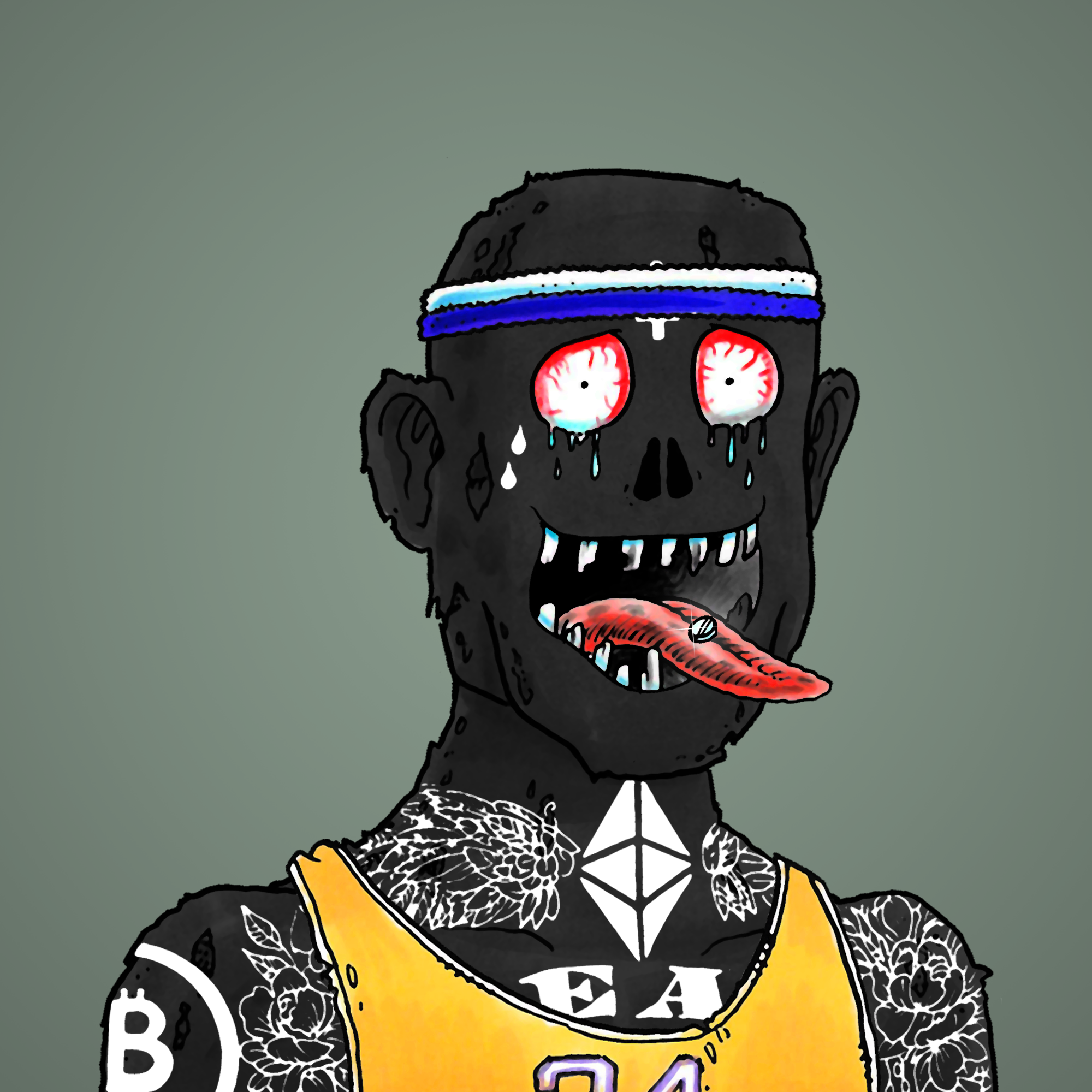 George Trosley - Jungle Freaks - Jungle Freak 184 - NFT # 184