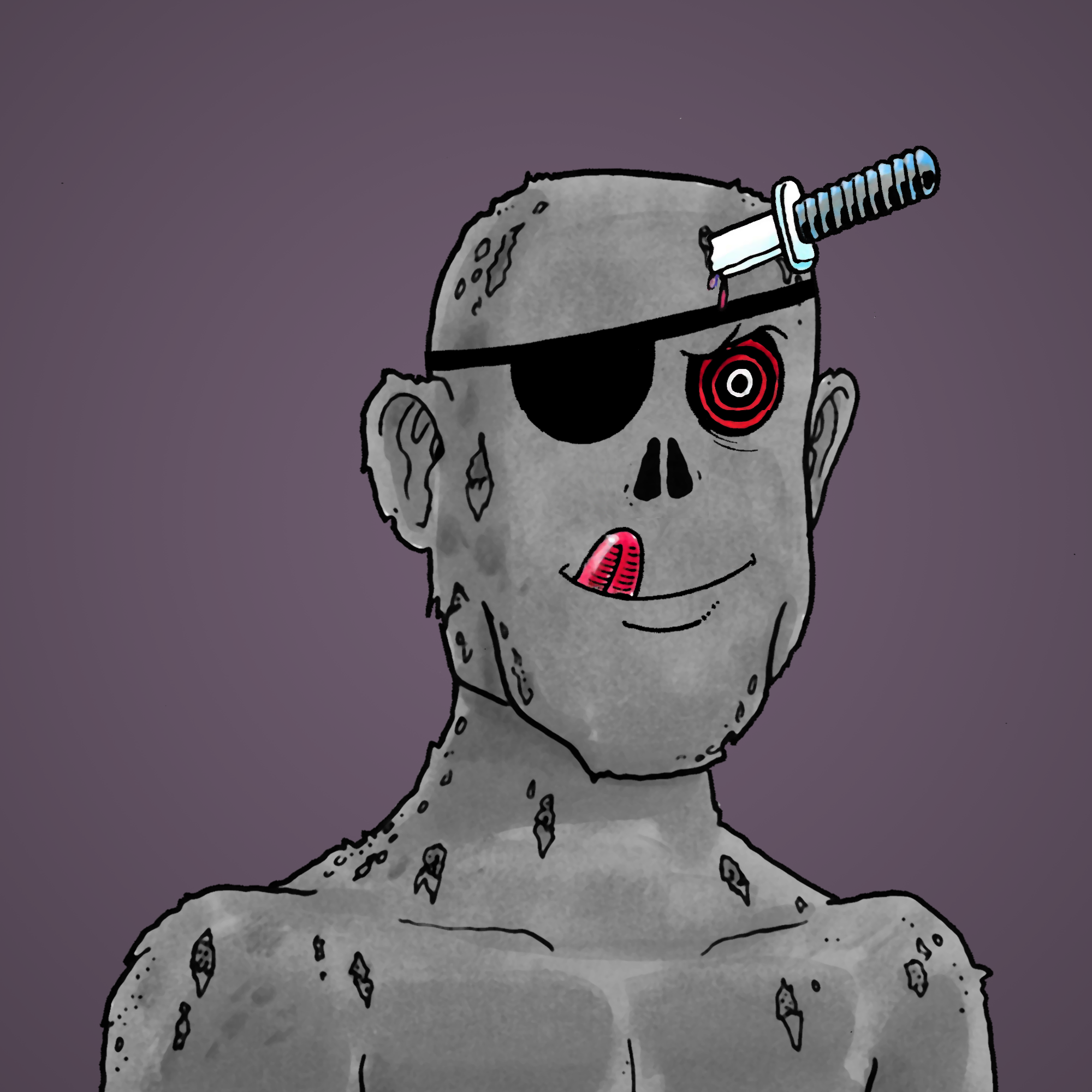 George Trosley - Jungle Freaks - Jungle Freak 1840 - NFT # 1840