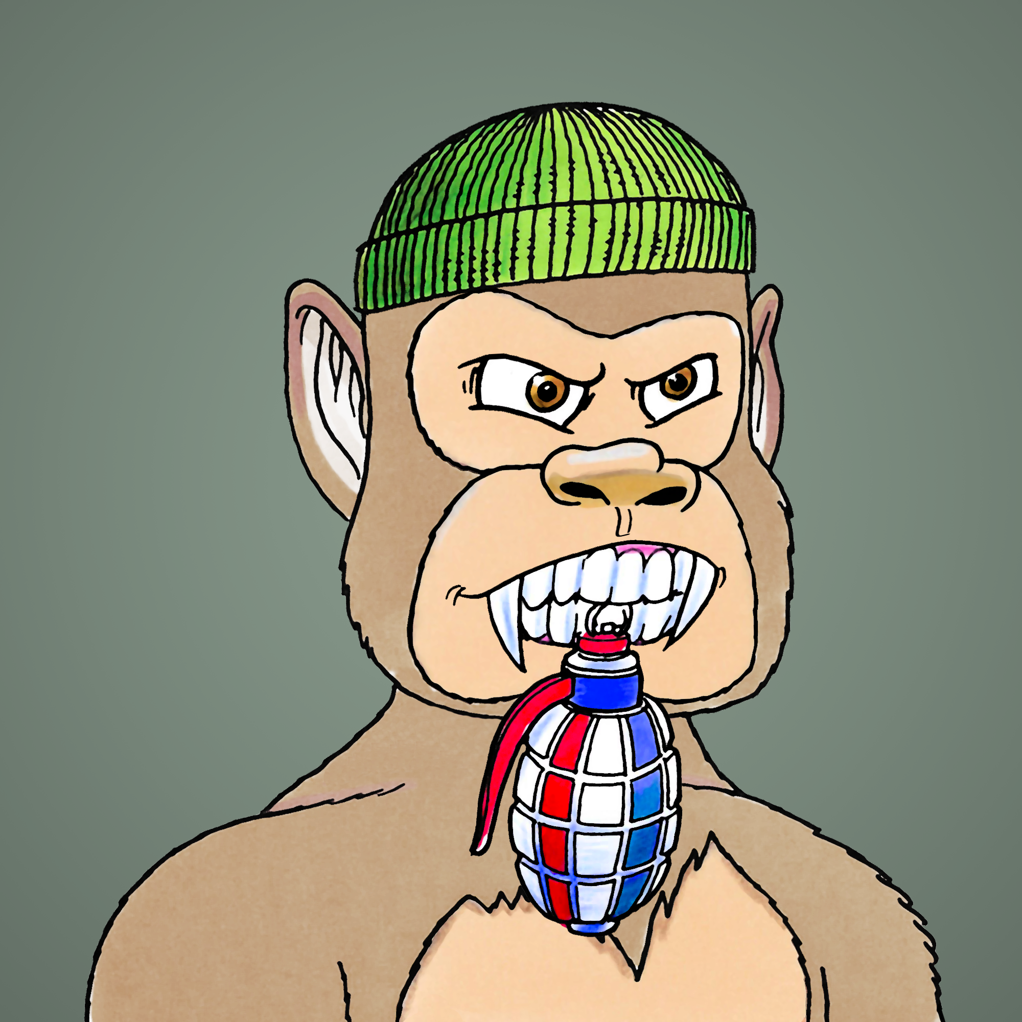 George Trosley - Jungle Freaks - Jungle Freak 1841 - NFT # 1841