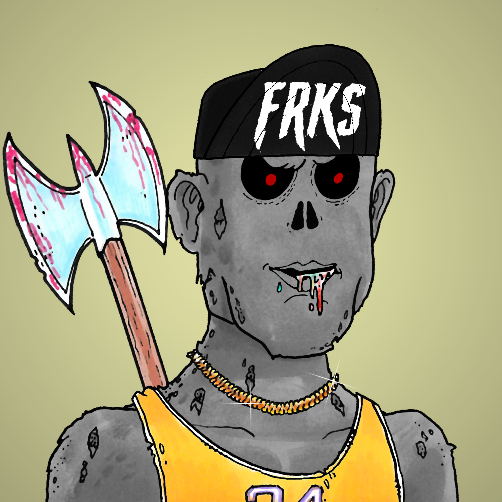 George Trosley - Jungle Freaks - Jungle Freak 1842 - NFT # 1842