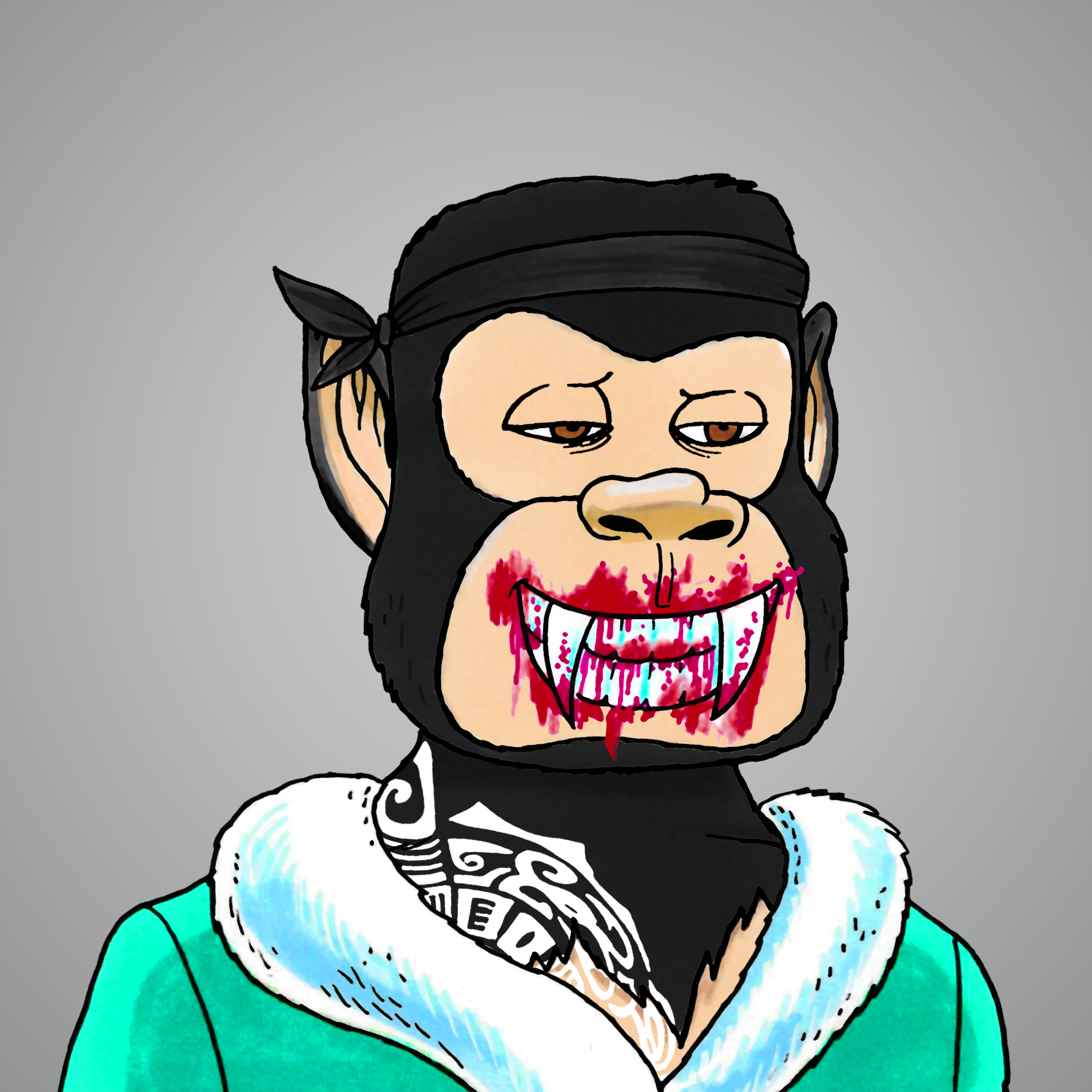 George Trosley - Jungle Freaks - Jungle Freak 1843 - NFT # 1843