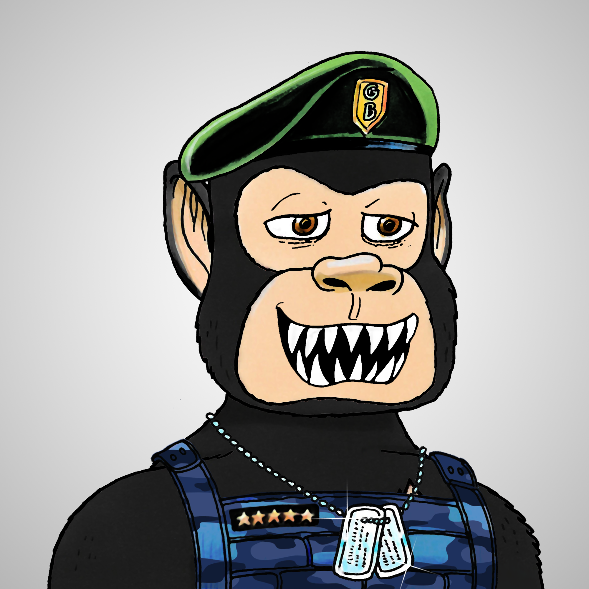 George Trosley - Jungle Freaks - Jungle Freak 1847 - NFT # 1847