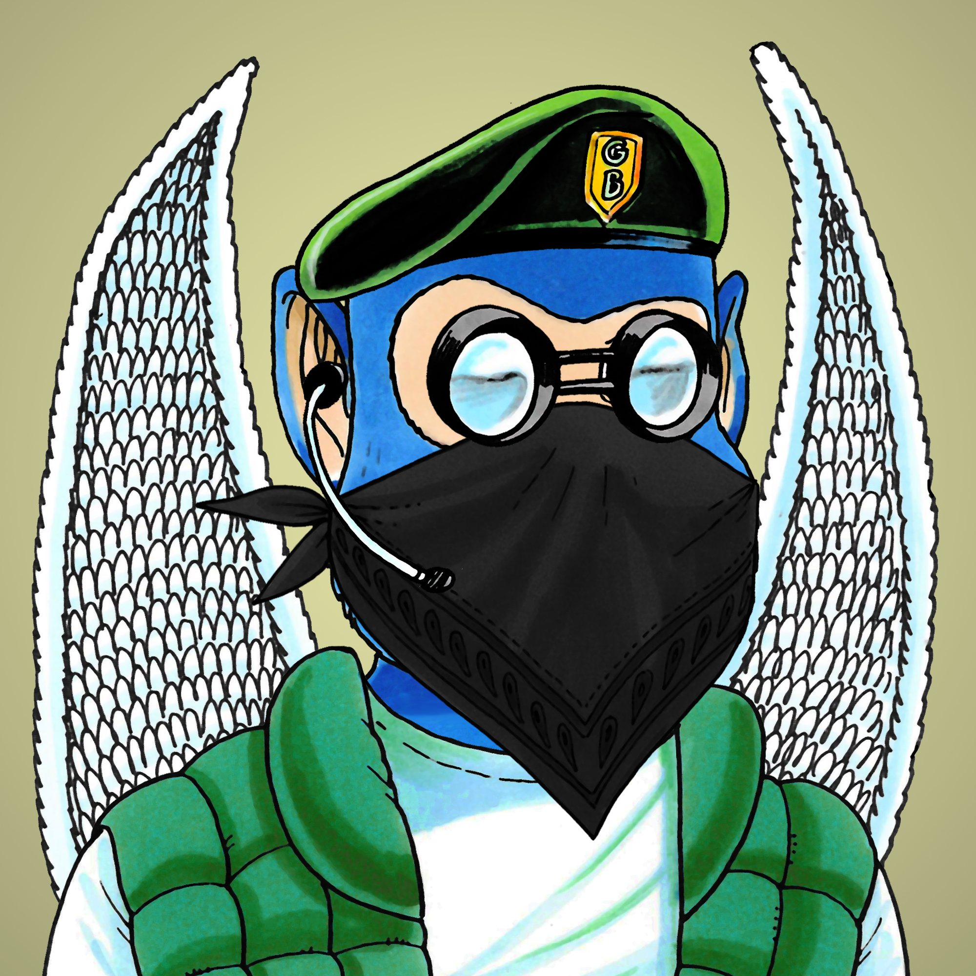 George Trosley - Jungle Freaks - Jungle Freak 1851 - NFT # 1851