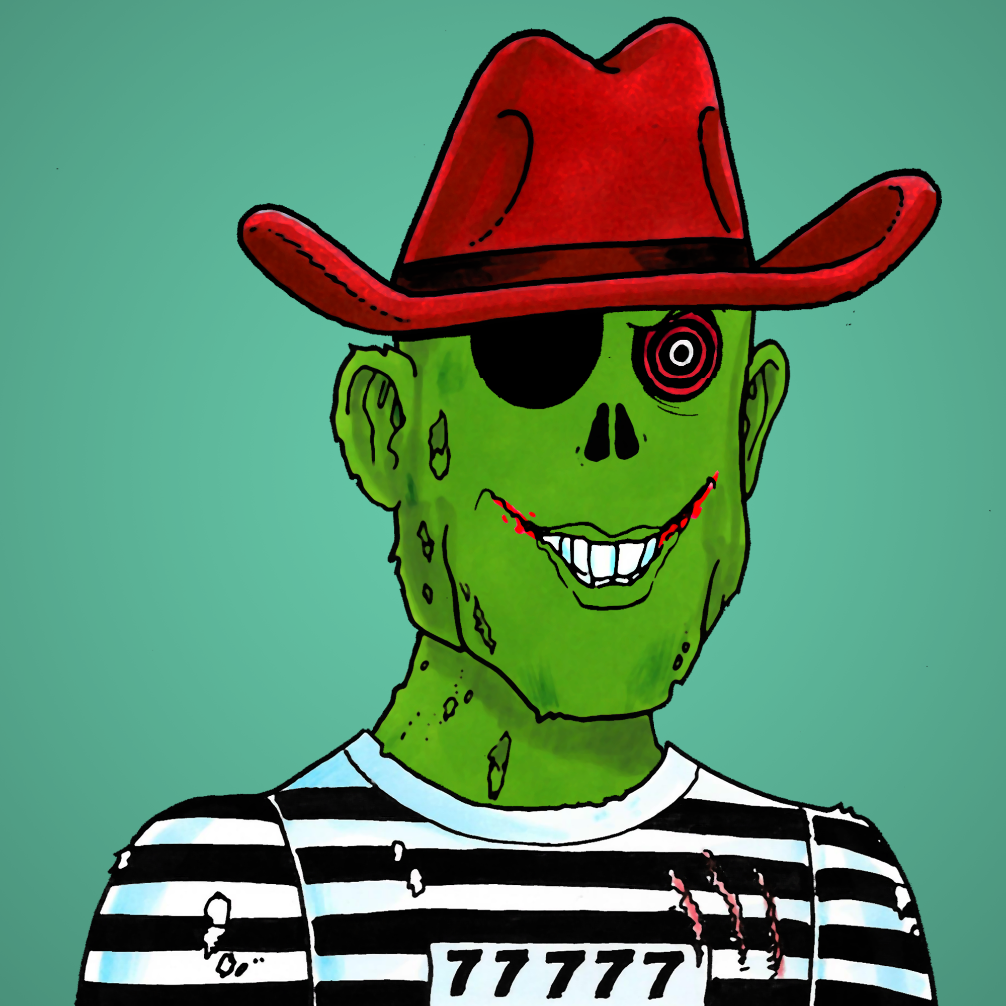 George Trosley - Jungle Freaks - Jungle Freak 1854 - NFT # 1854