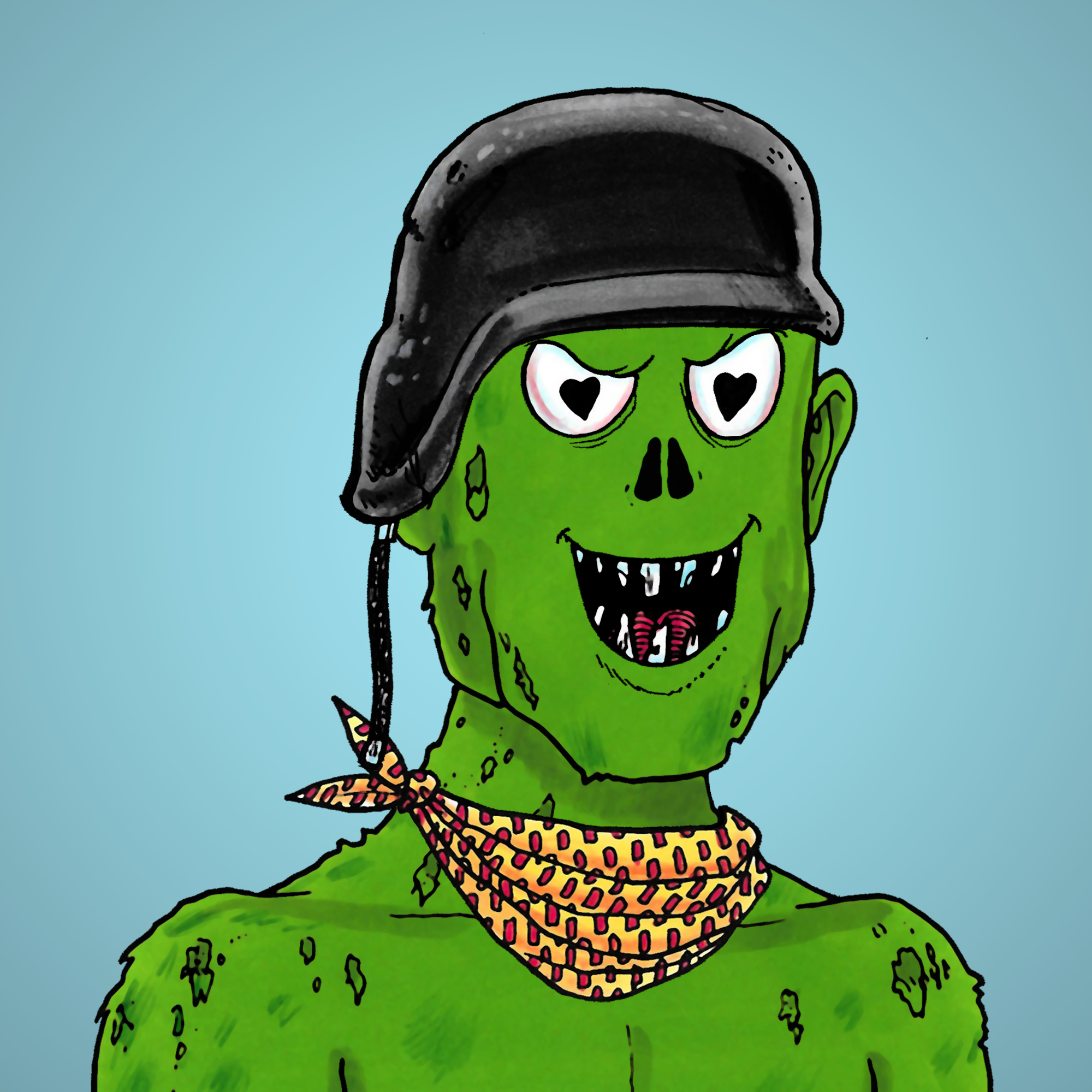 George Trosley - Jungle Freaks - Jungle Freak 1857 - NFT # 1857