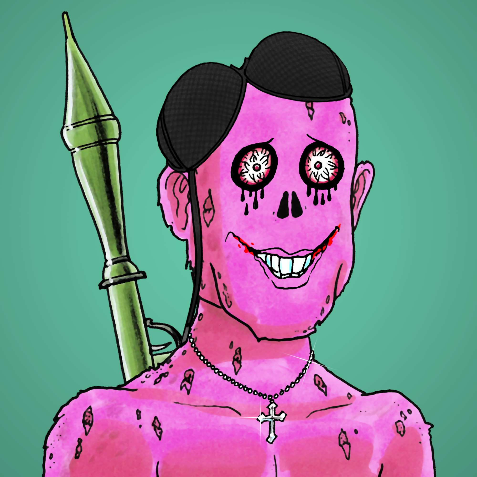 George Trosley - Jungle Freaks - Jungle Freak 1861 - NFT # 1861