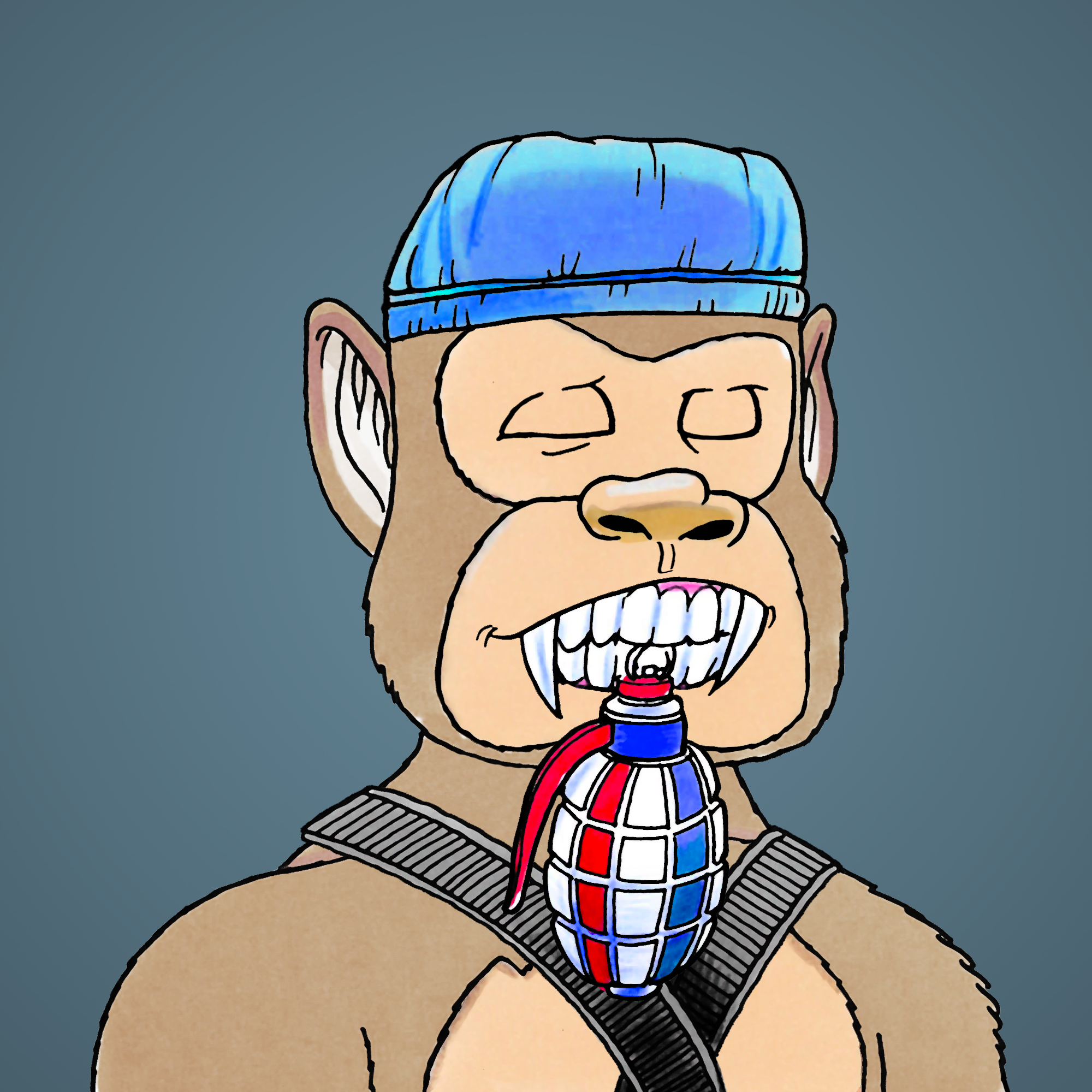 George Trosley - Jungle Freaks - Jungle Freak 1862 - NFT # 1862