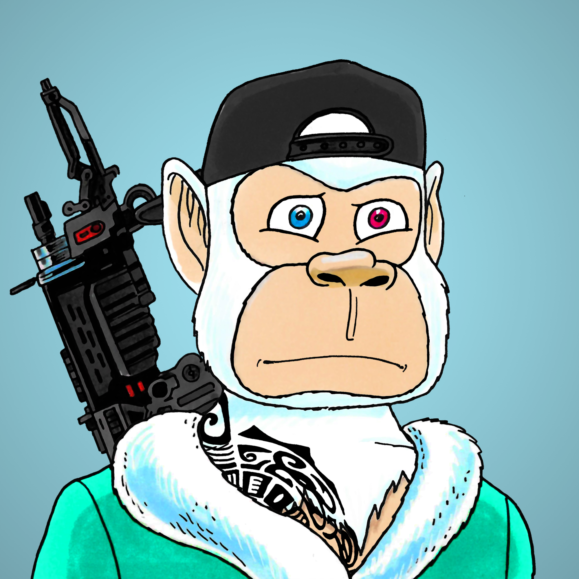 George Trosley - Jungle Freaks - Jungle Freak 1863 - NFT # 1863