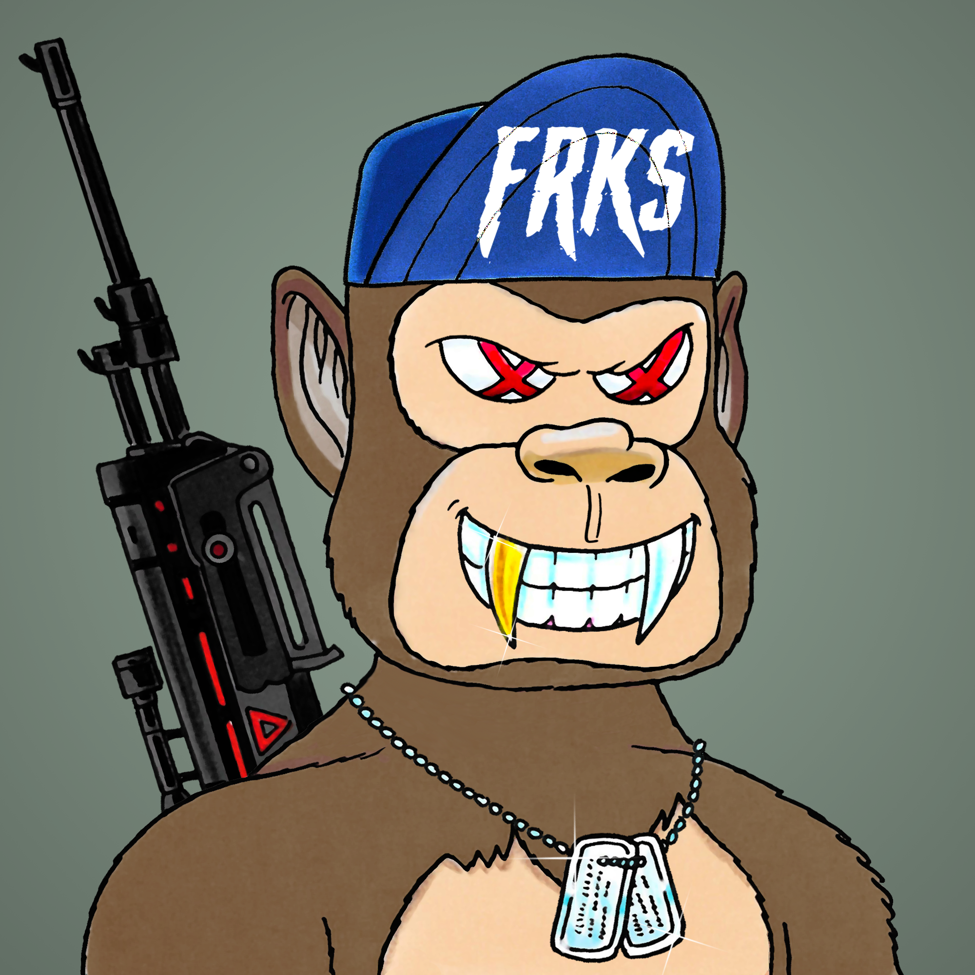 George Trosley - Jungle Freaks - Jungle Freak 1865 - NFT # 1865