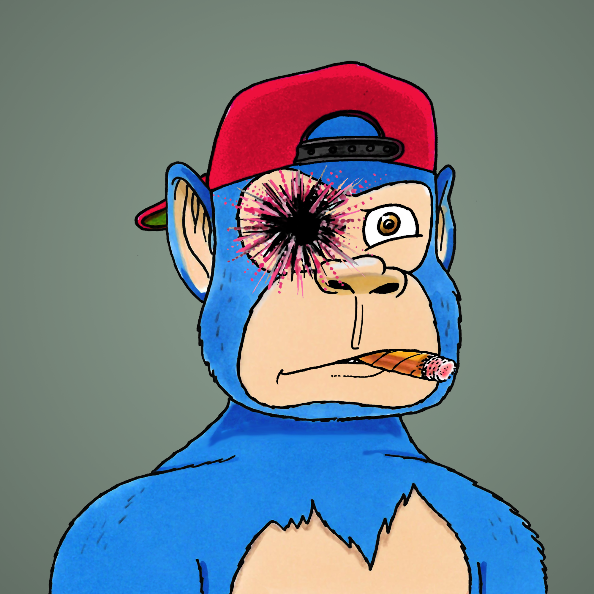 George Trosley - Jungle Freaks - Jungle Freak 1869 - NFT # 1869