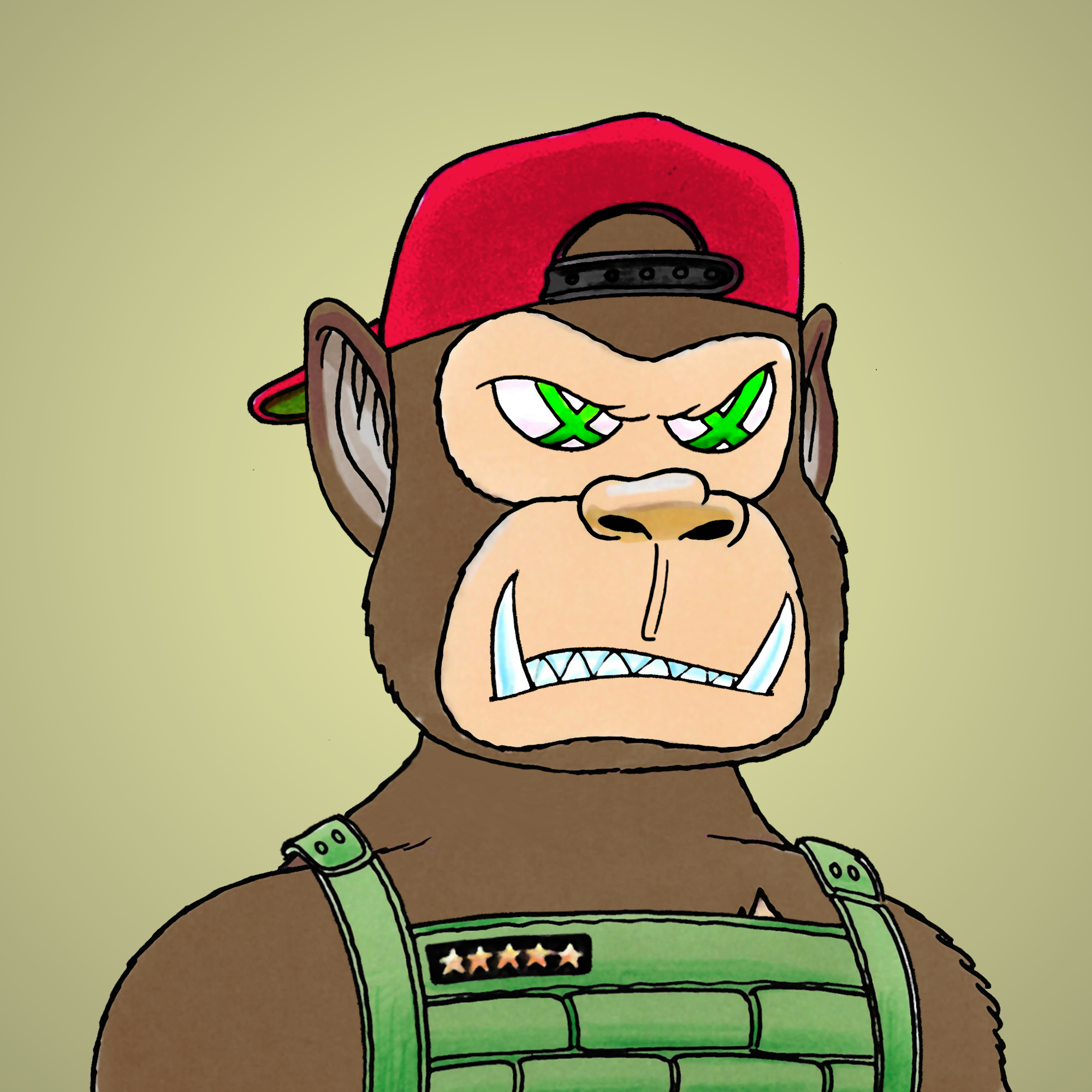 George Trosley - Jungle Freaks - Jungle Freak 187 - NFT # 187