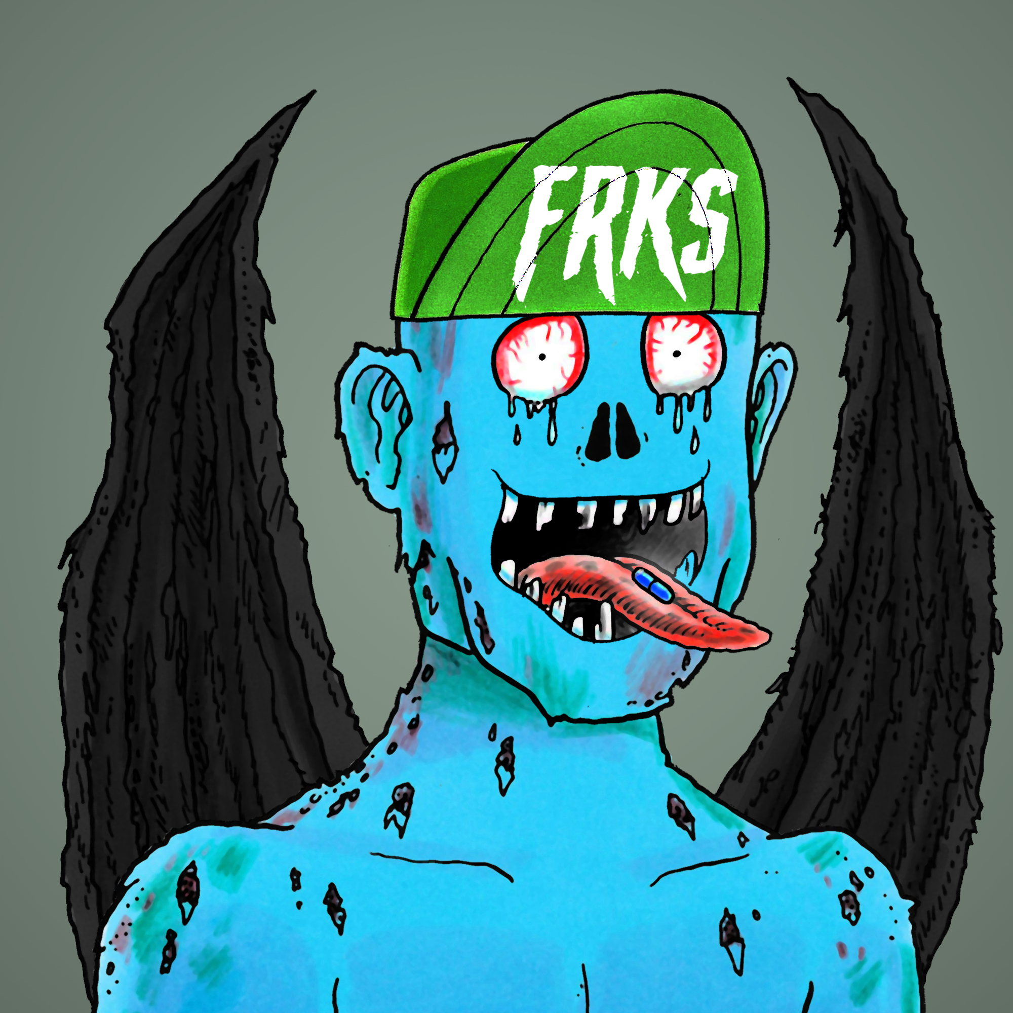 George Trosley - Jungle Freaks - Jungle Freak 1874 - NFT # 1874