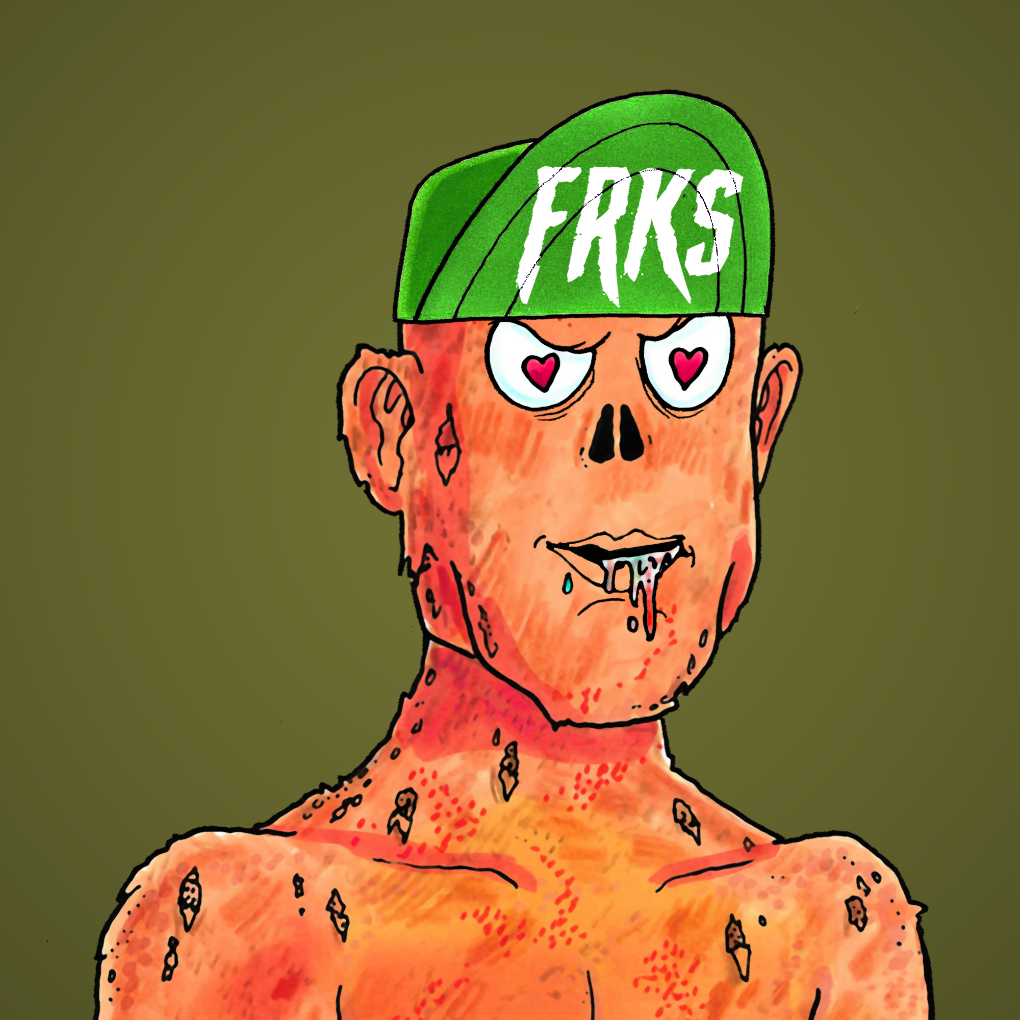 George Trosley - Jungle Freaks - Jungle Freak 1877 - NFT # 1877