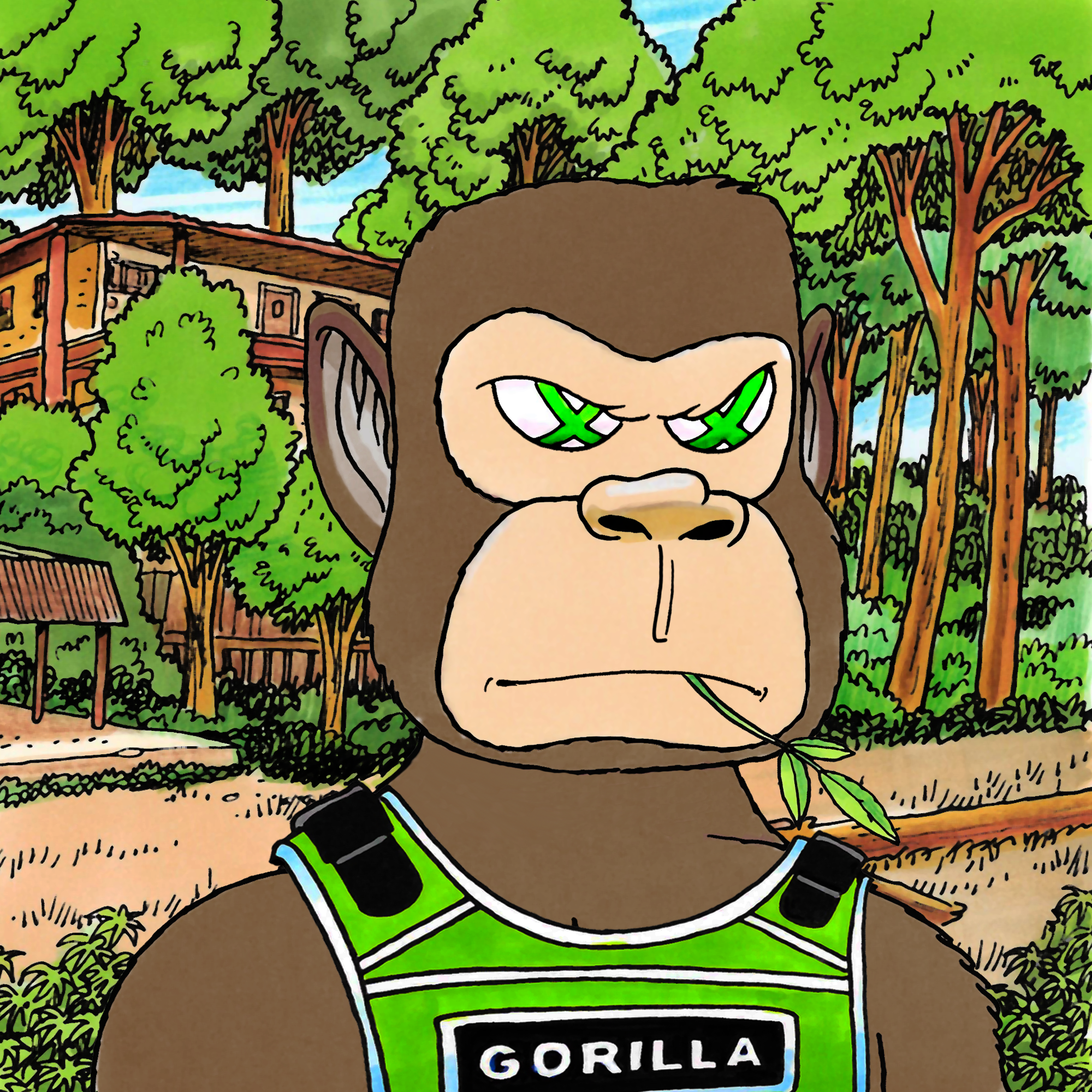 George Trosley - Jungle Freaks - Jungle Freak 1878 - NFT # 1878