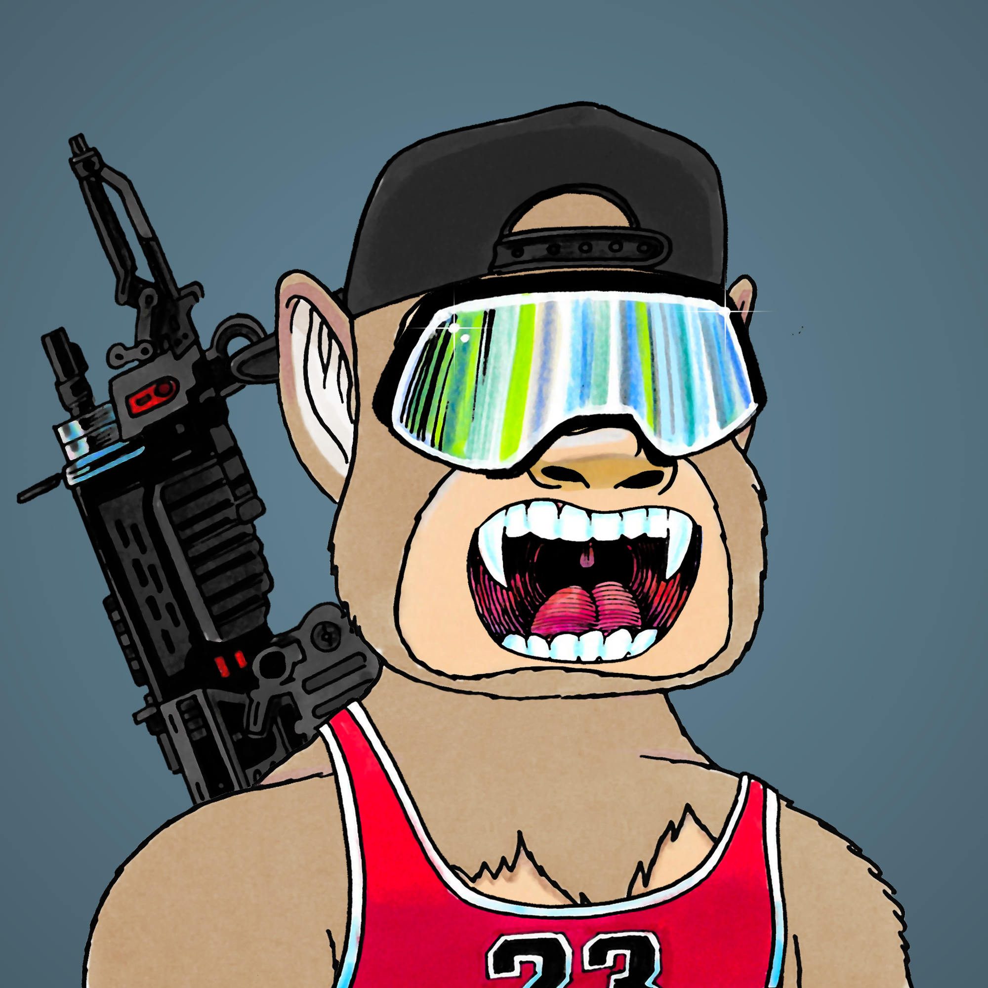 George Trosley - Jungle Freaks - Jungle Freak 1885 - NFT # 1885