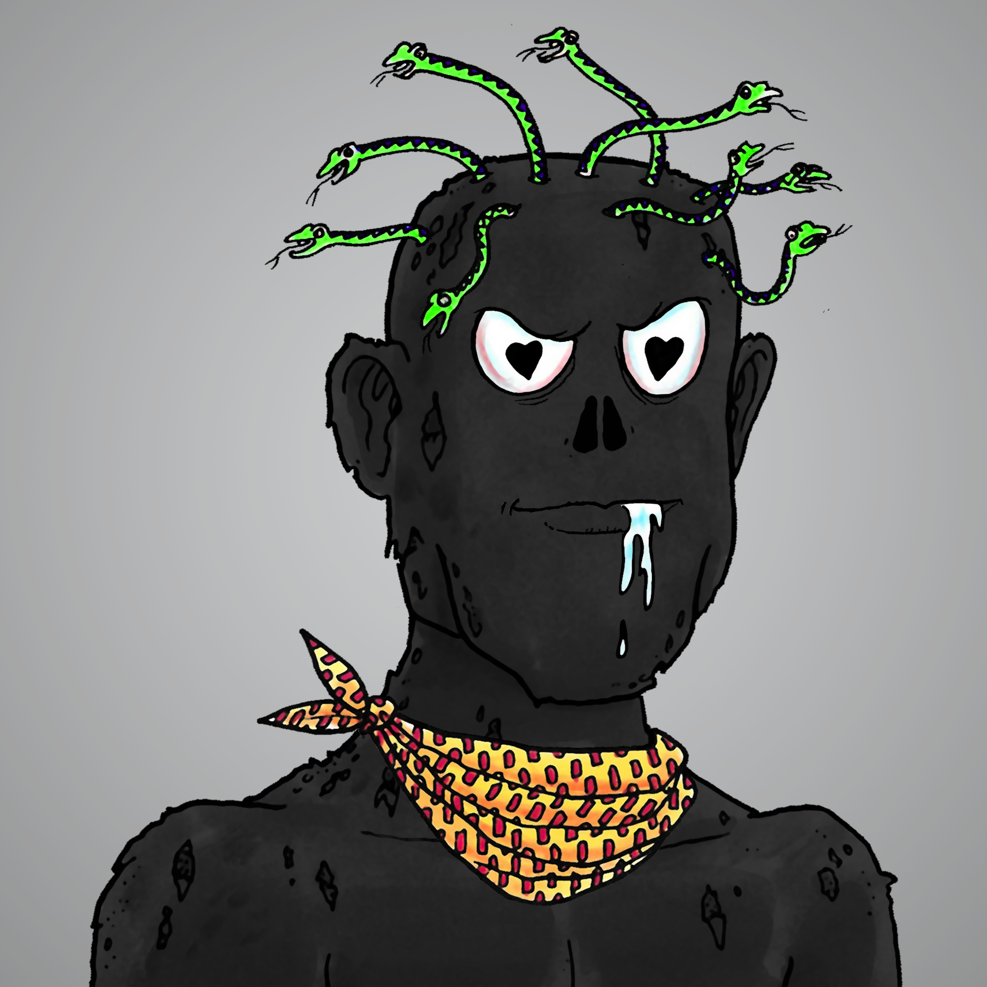 George Trosley - Jungle Freaks - Jungle Freak 1886 - NFT # 1886