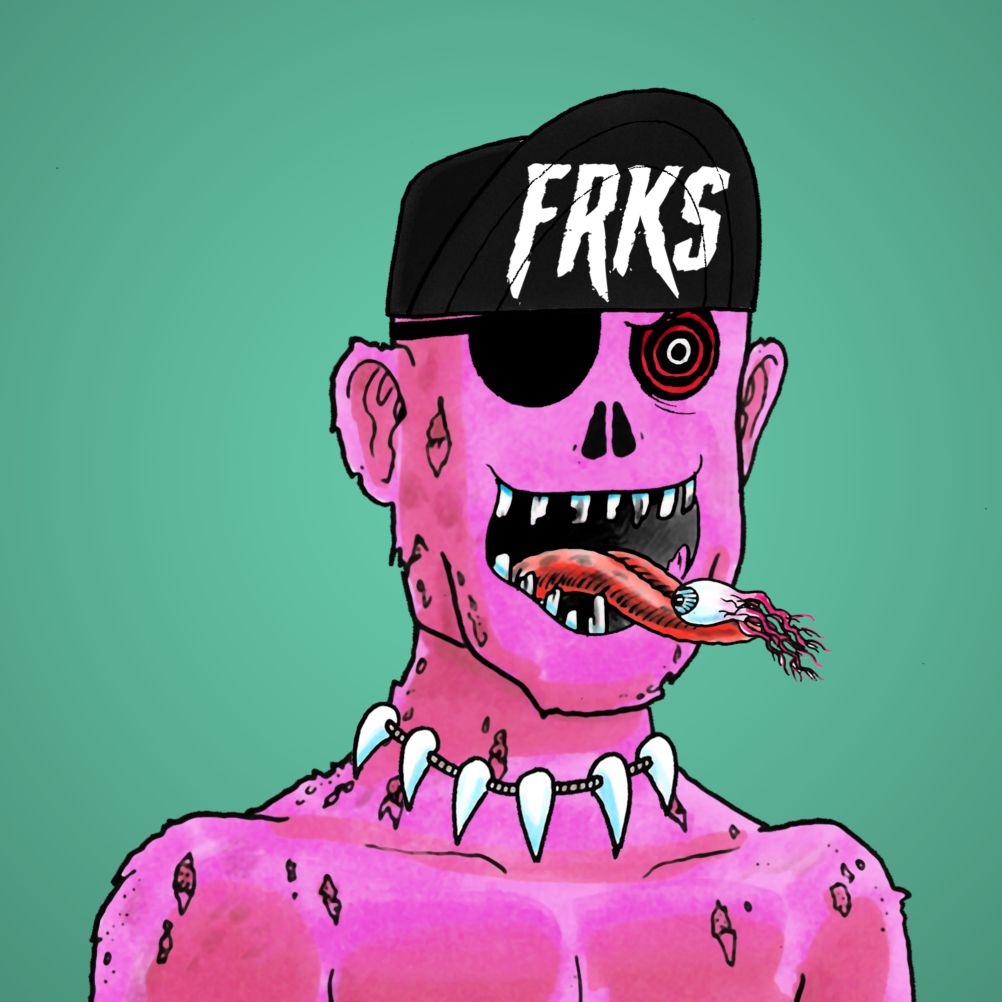 George Trosley - Jungle Freaks - Jungle Freak 19 - NFT # 19