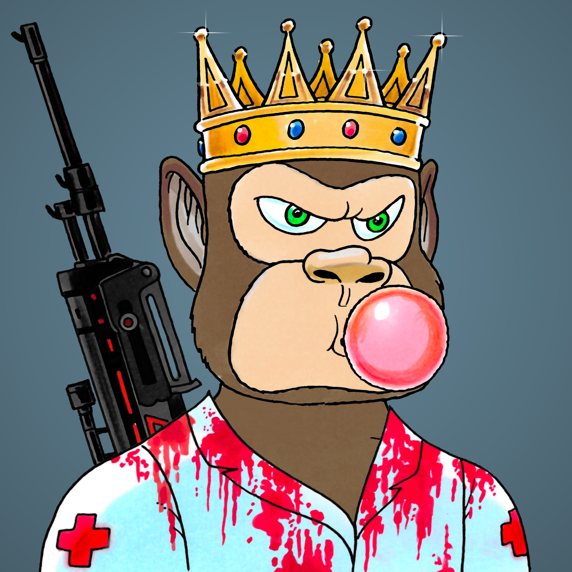 George Trosley - Jungle Freaks - Jungle Freak 190 - NFT # 190