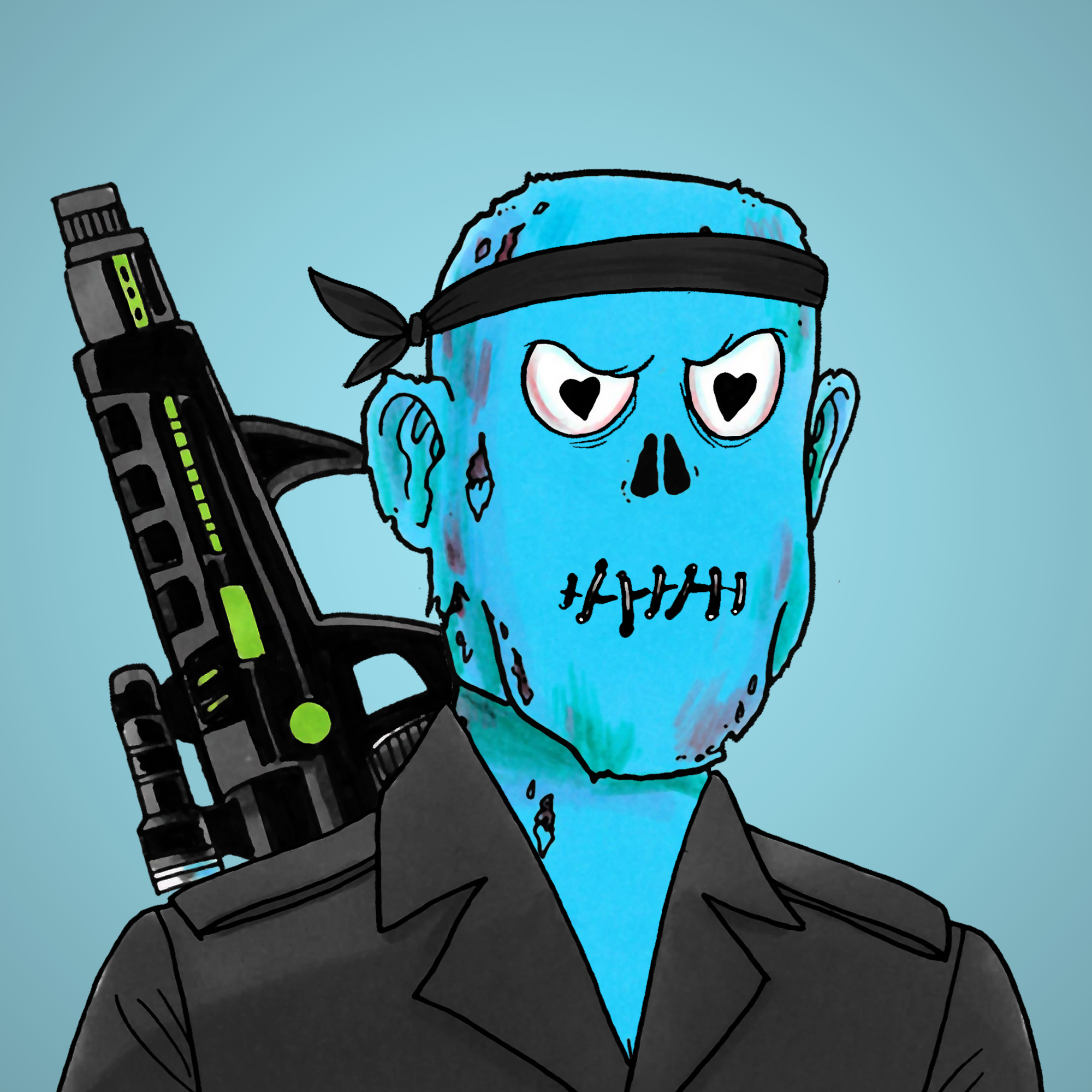 George Trosley - Jungle Freaks - Jungle Freak 1900 - NFT # 1900