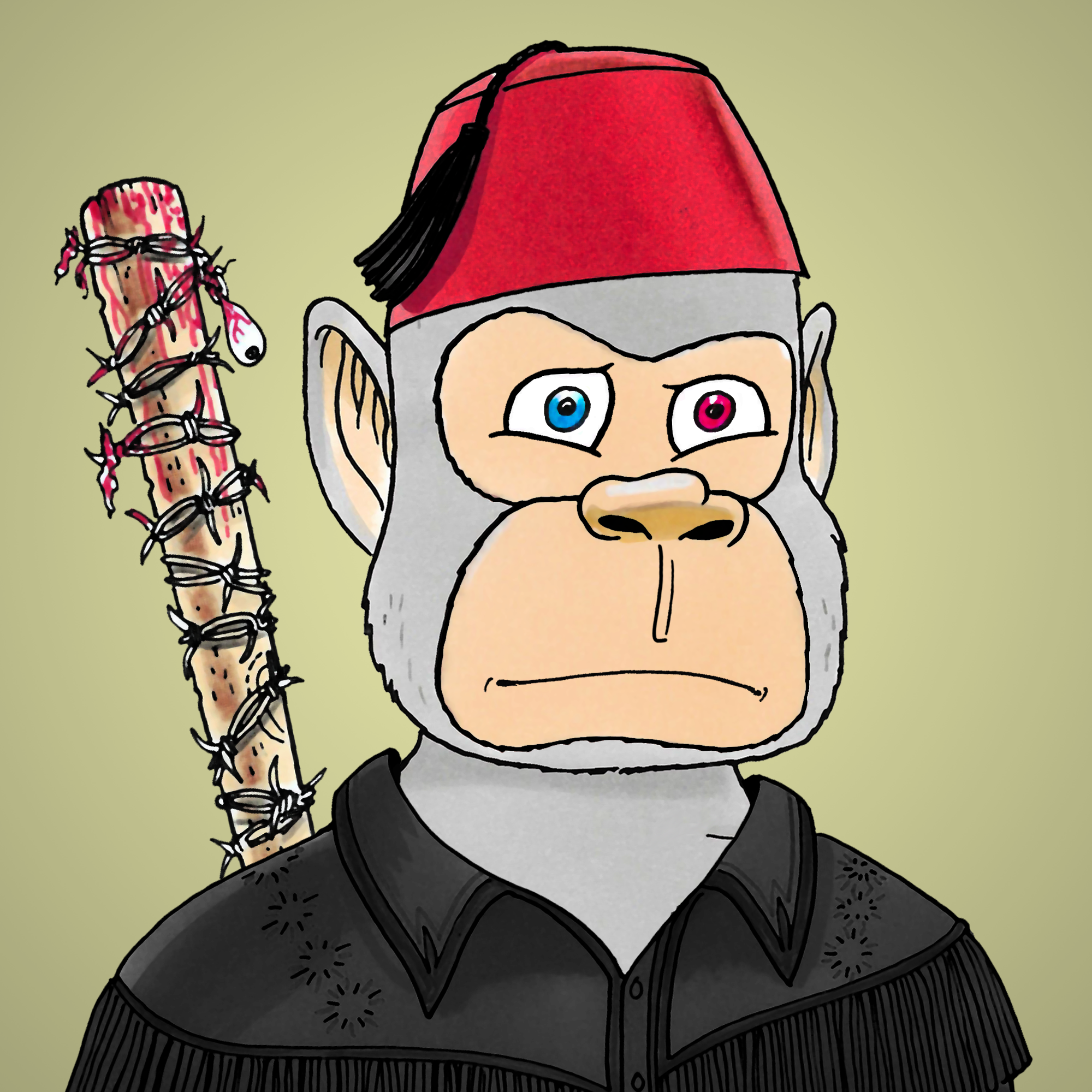 George Trosley - Jungle Freaks - Jungle Freak 1908 - NFT # 1908