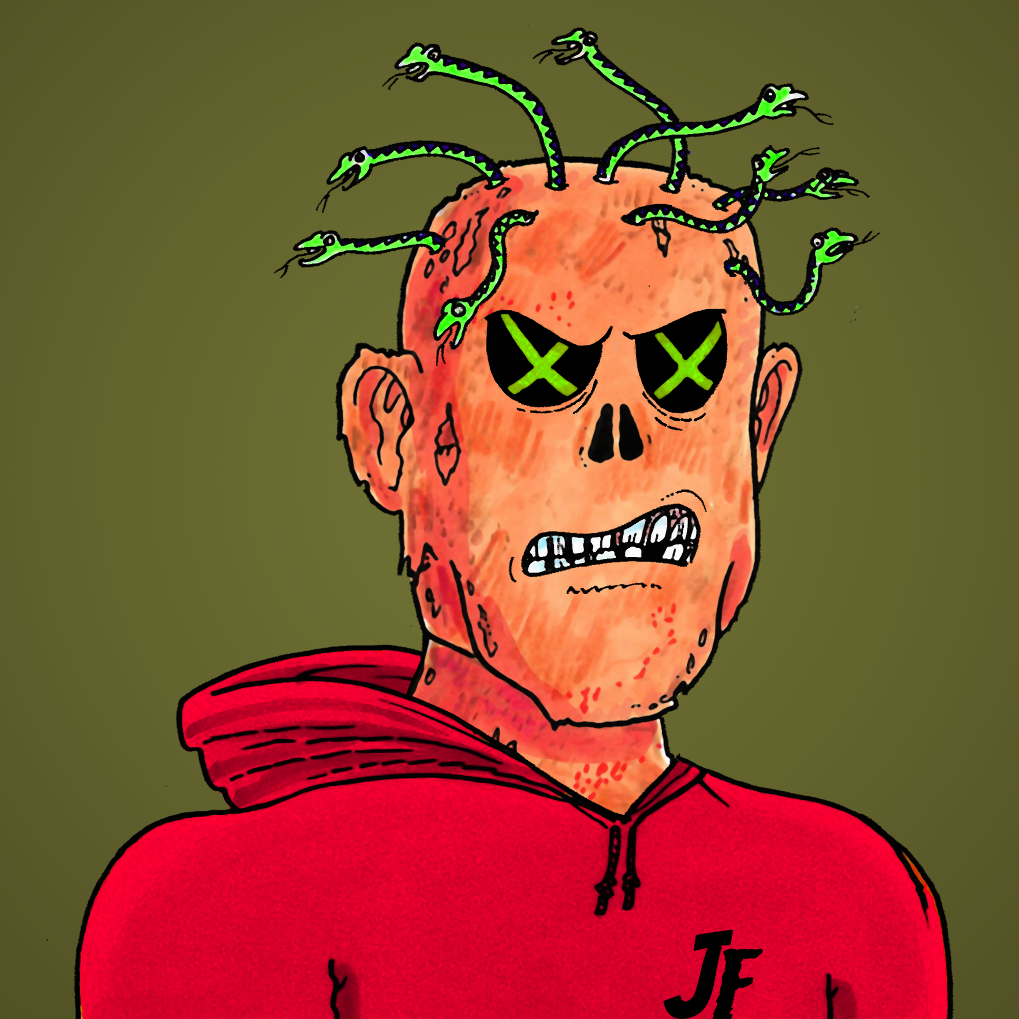 George Trosley - Jungle Freaks - Jungle Freak 191 - NFT # 191