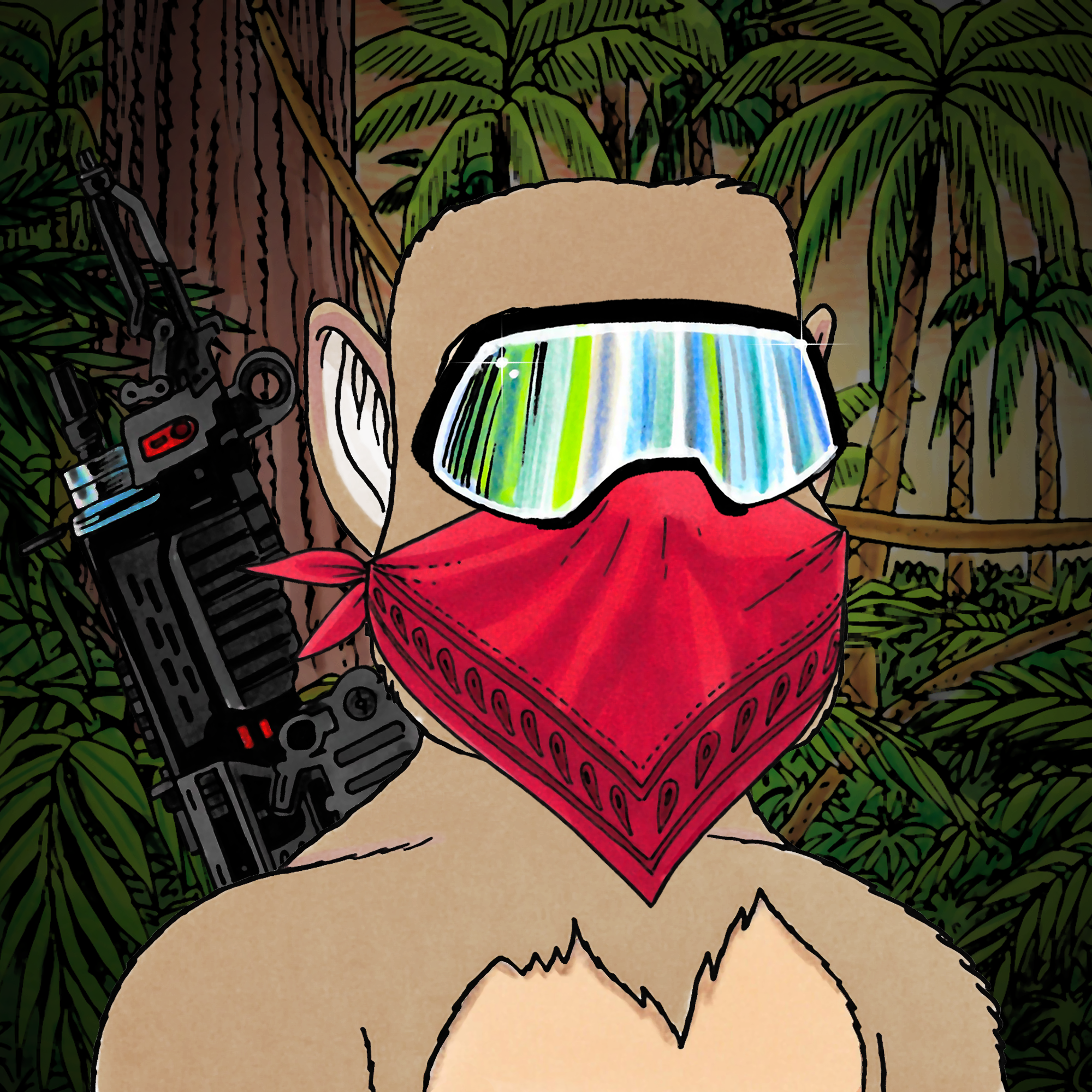 George Trosley - Jungle Freaks - Jungle Freak 1916 - NFT # 1916