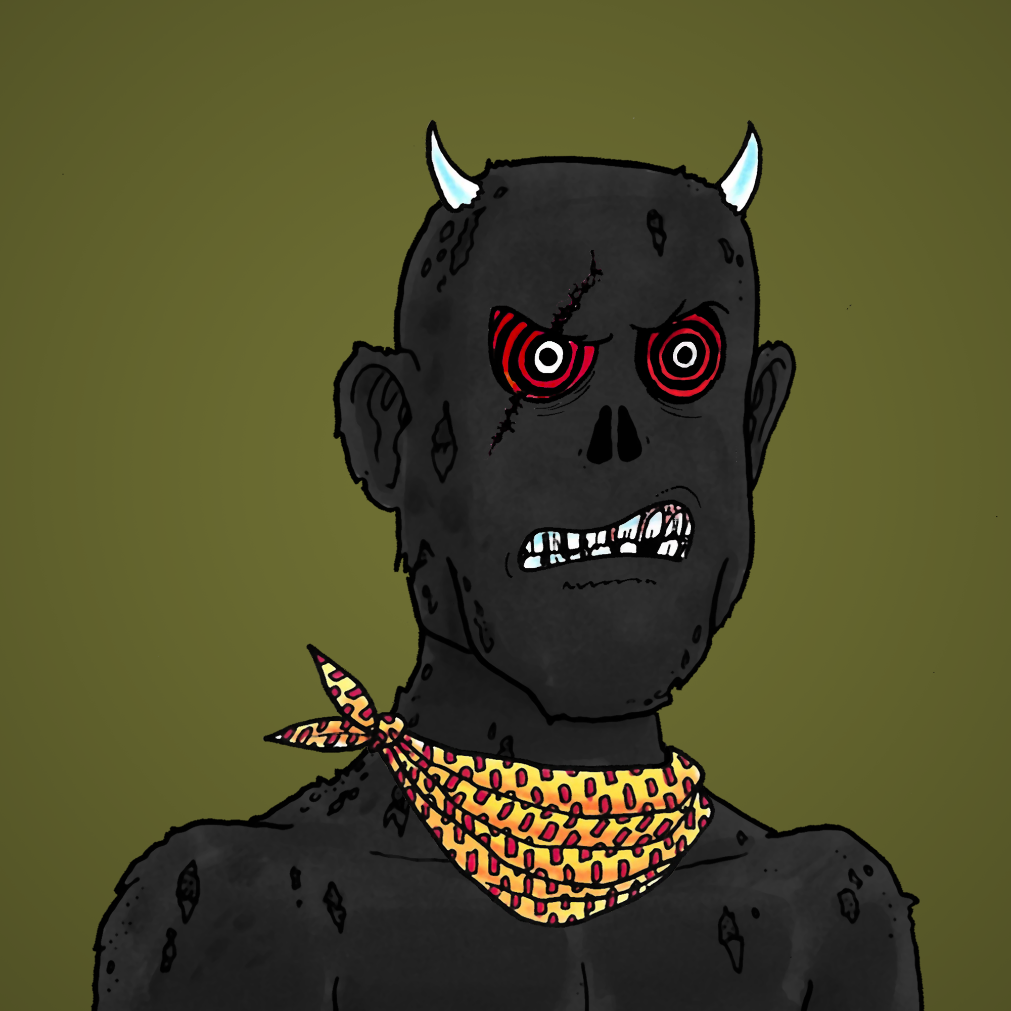 George Trosley - Jungle Freaks - Jungle Freak 1917 - NFT # 1917