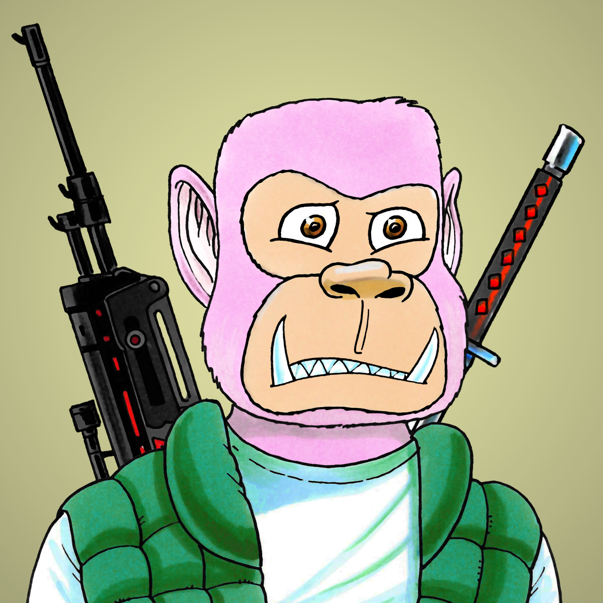 George Trosley - Jungle Freaks - Jungle Freak 192 - NFT # 192