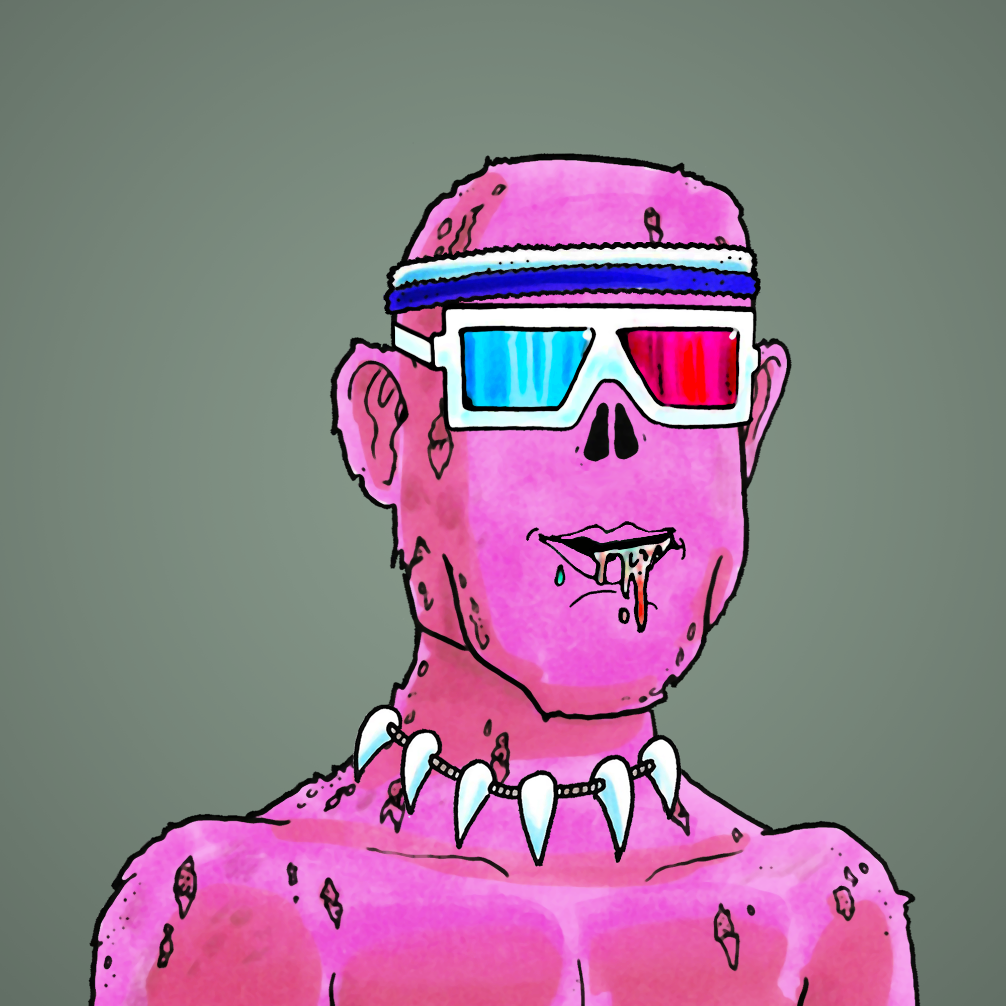 George Trosley - Jungle Freaks - Jungle Freak 1940 - NFT # 1940