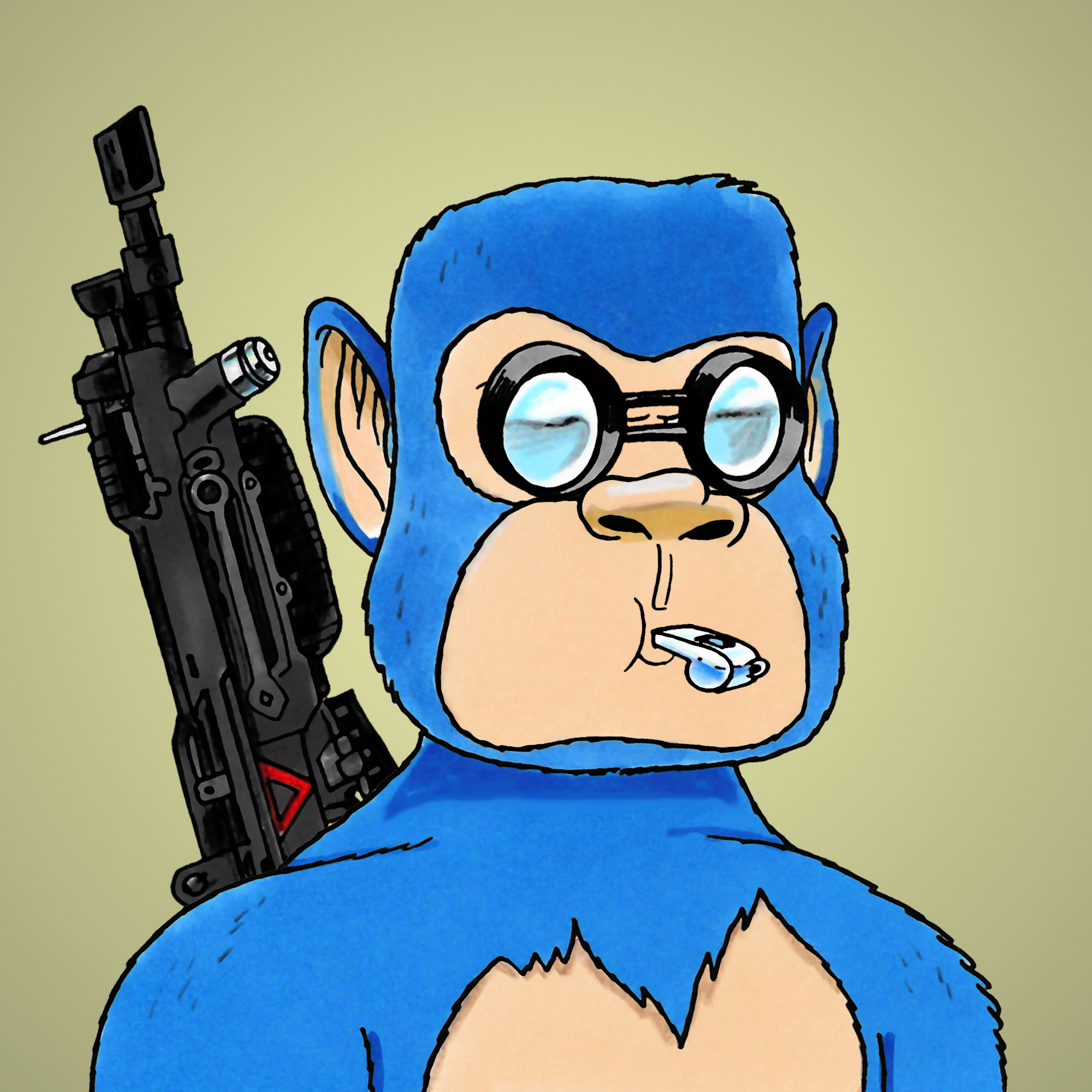 George Trosley - Jungle Freaks - Jungle Freak 195 - NFT # 195