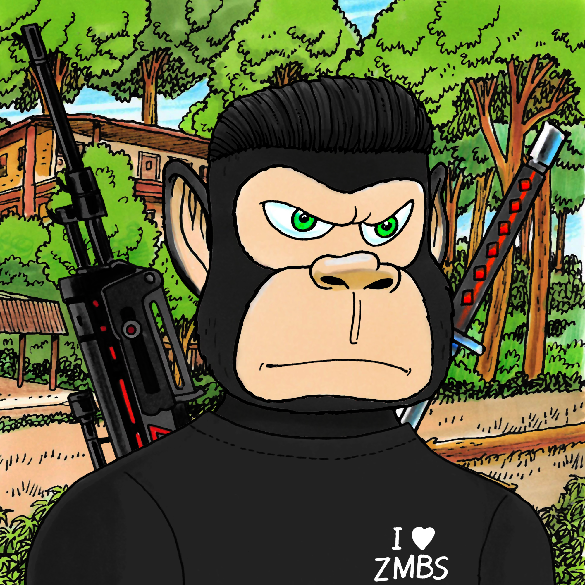 George Trosley - Jungle Freaks - Jungle Freak 1953 - NFT # 1953