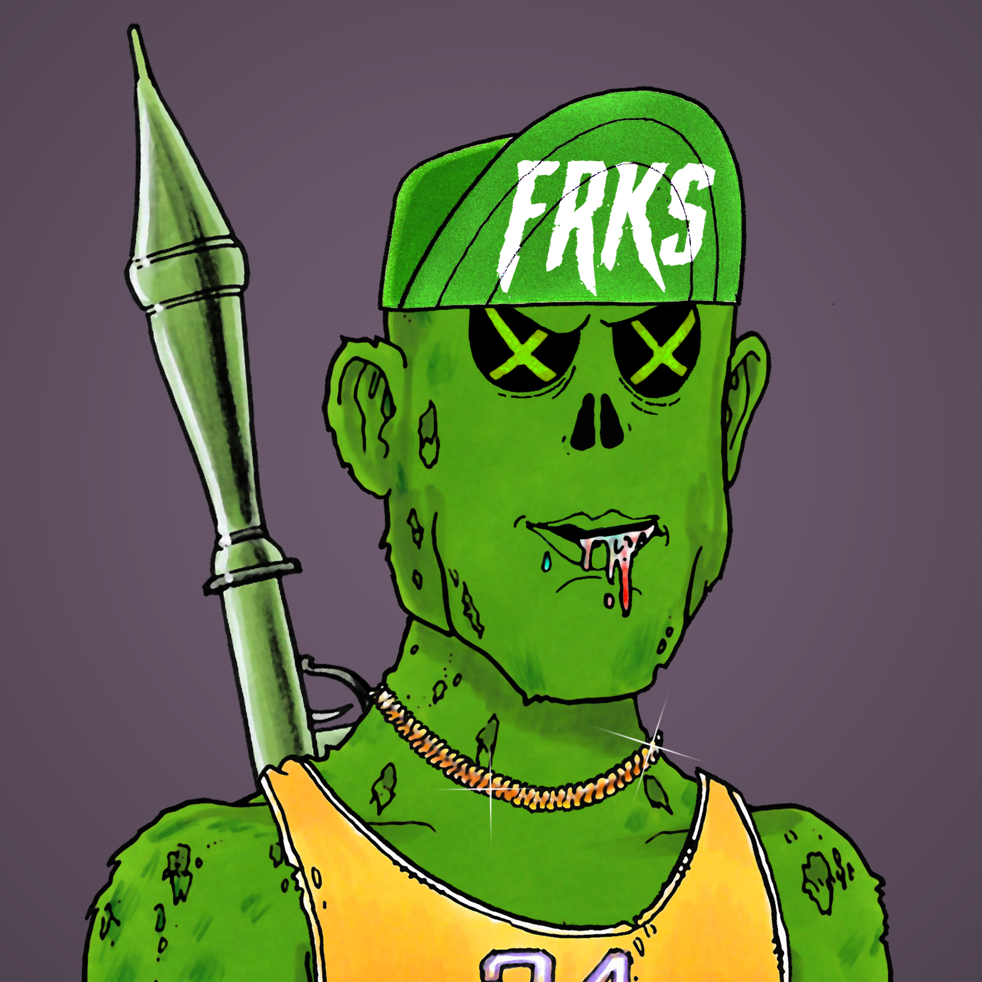 George Trosley - Jungle Freaks - Jungle Freak 196 - NFT # 196