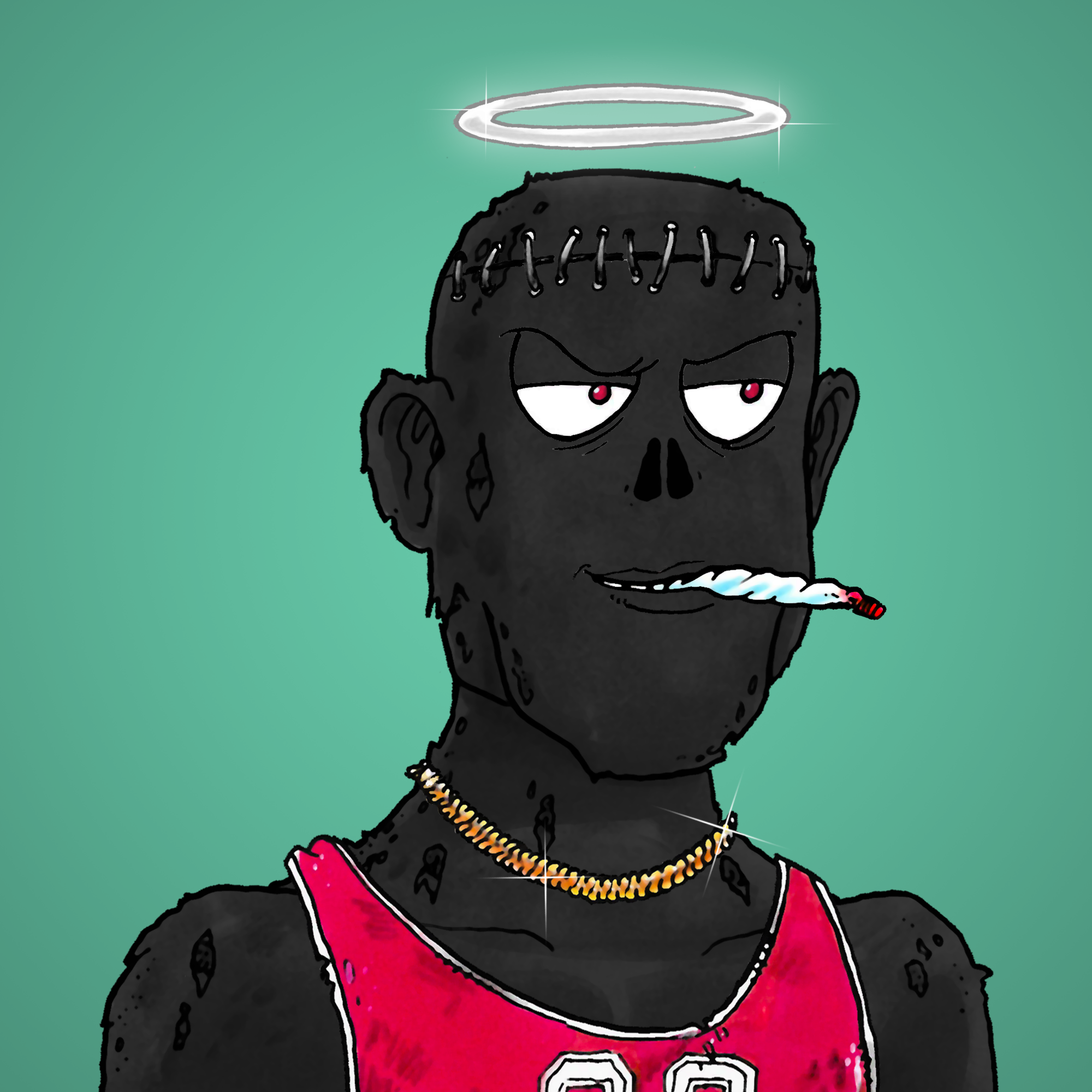 George Trosley - Jungle Freaks - Jungle Freak 1975 - NFT # 1975