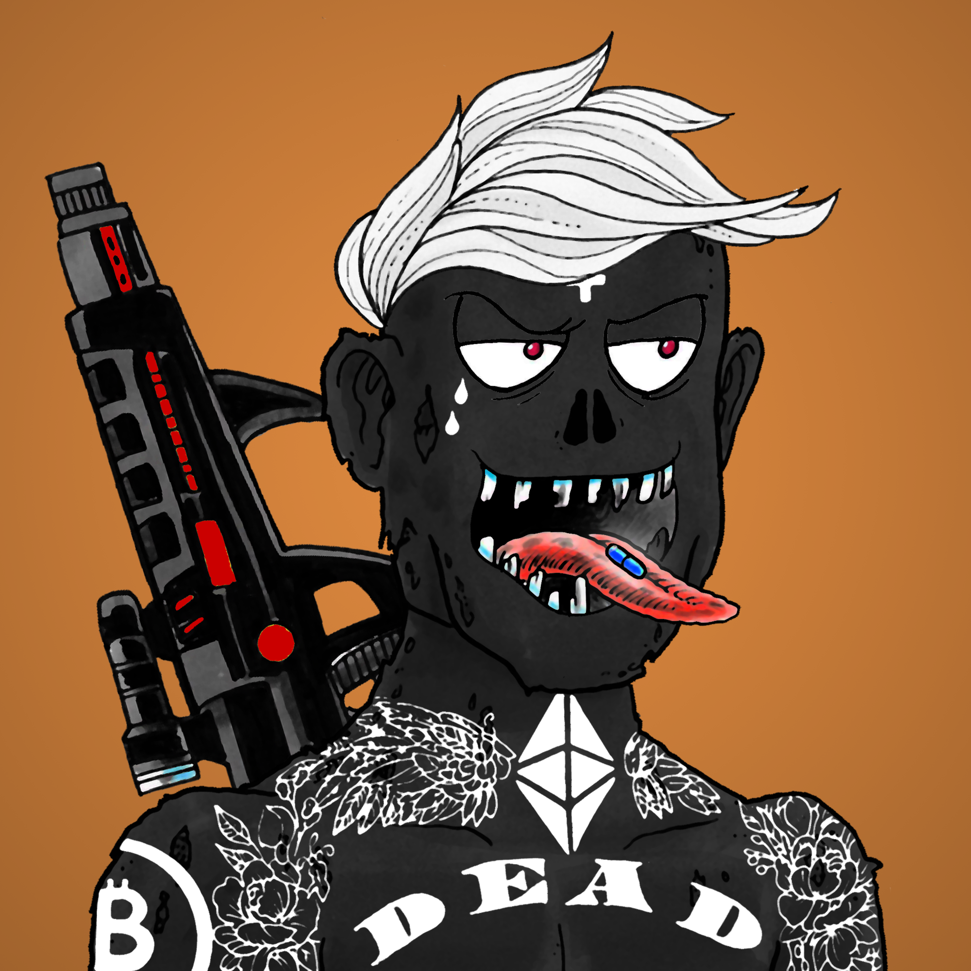 George Trosley - Jungle Freaks - Jungle Freak 1976 - NFT # 1976