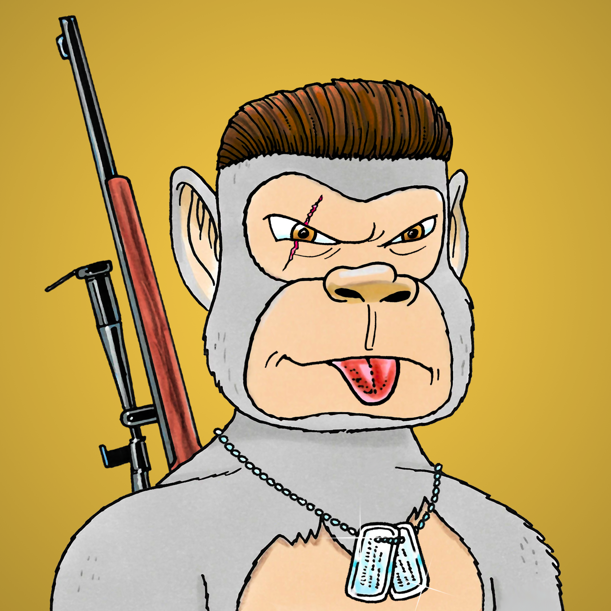 George Trosley - Jungle Freaks - Jungle Freak 1981 - NFT # 1981