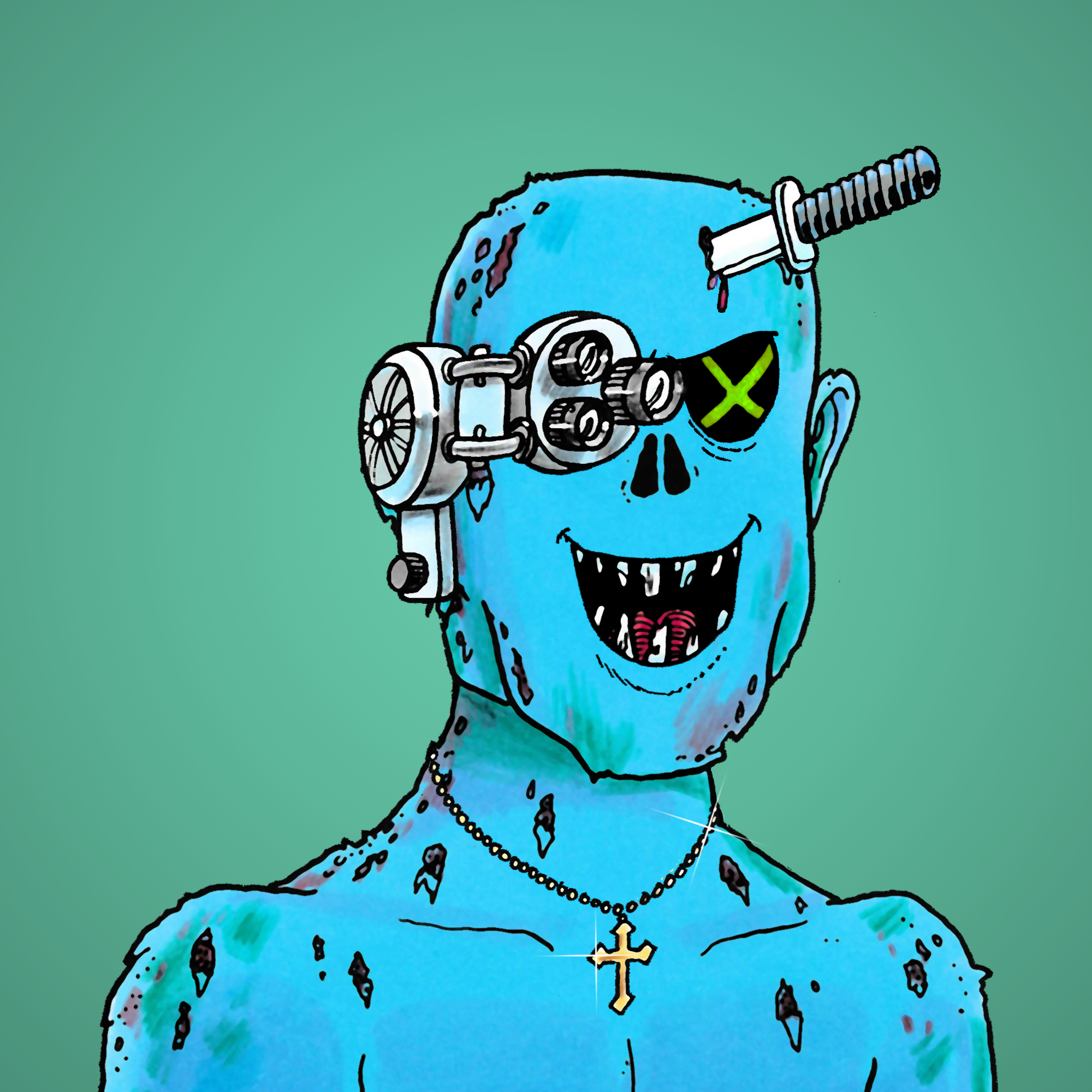 George Trosley - Jungle Freaks - Jungle Freak 1985 - NFT # 1985