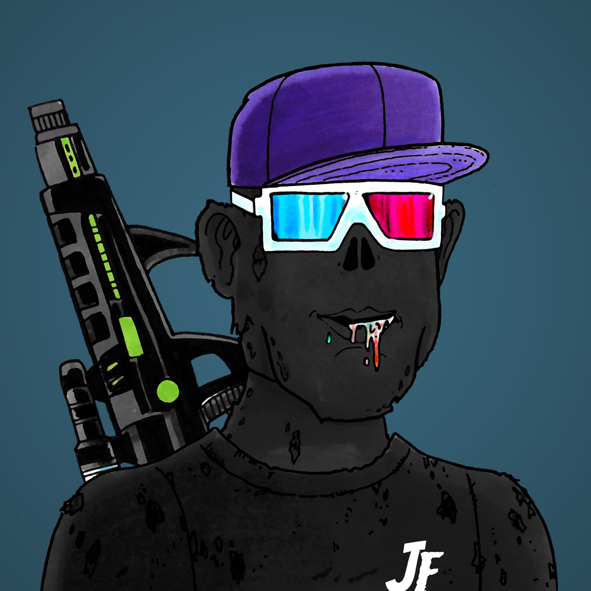 George Trosley - Jungle Freaks - Jungle Freak 1986 - NFT # 1986