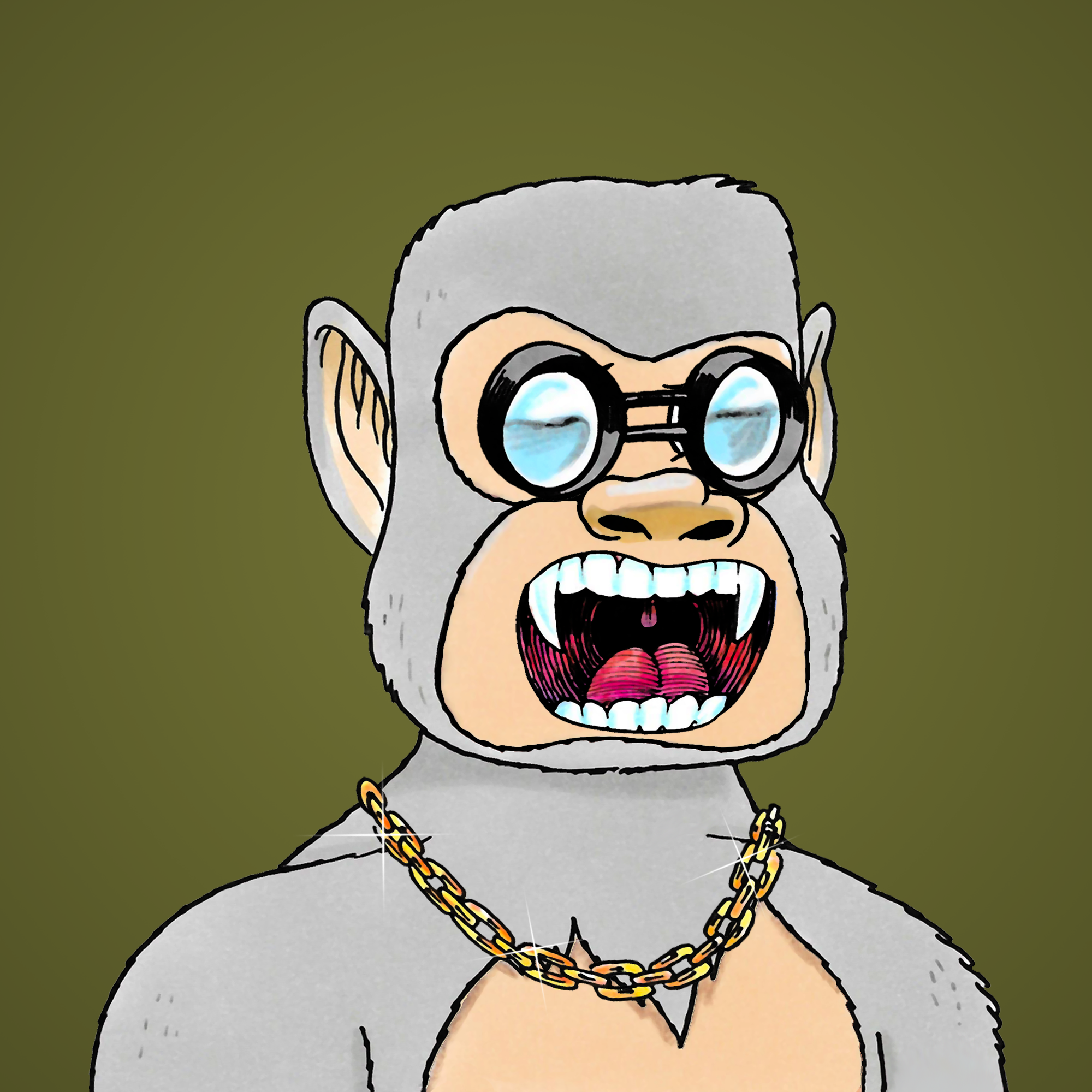 George Trosley - Jungle Freaks - Jungle Freak 1989 - NFT # 1989