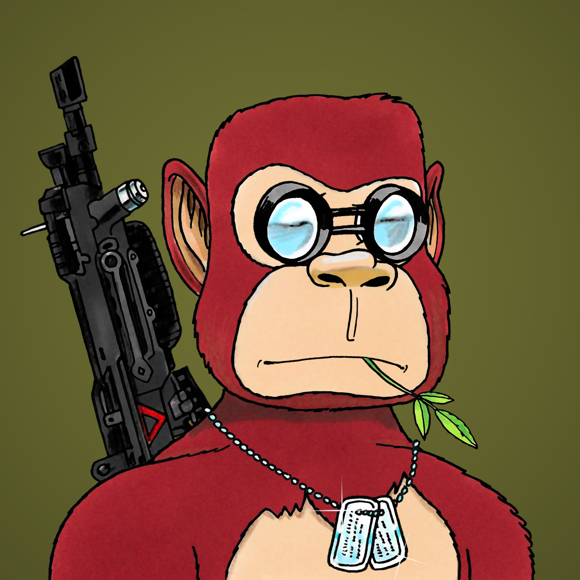 George Trosley - Jungle Freaks - Jungle Freak 1991 - NFT # 1991