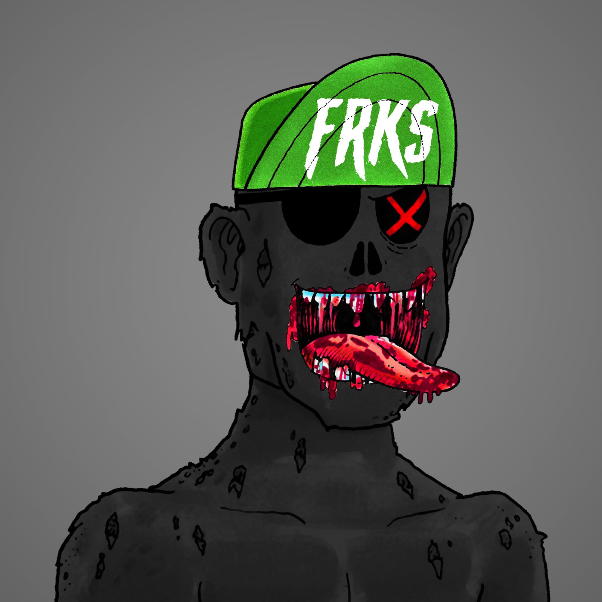 George Trosley - Jungle Freaks - Jungle Freak 1992 - NFT # 1992