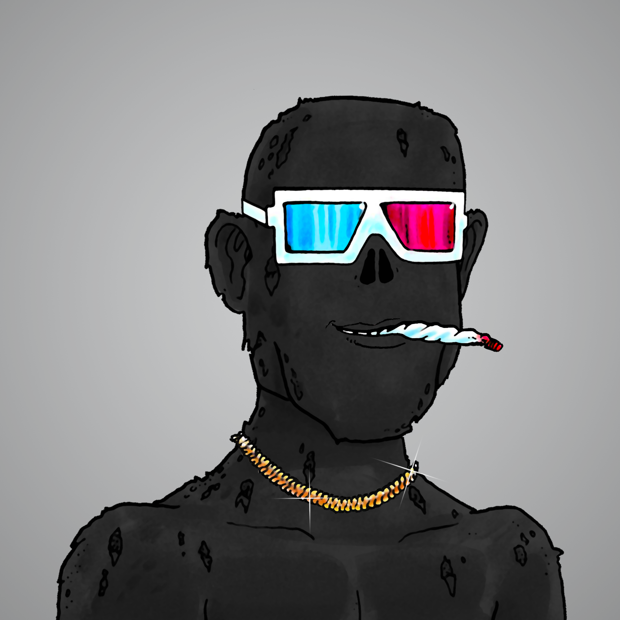 George Trosley - Jungle Freaks - Jungle Freak 1999 - NFT # 1999