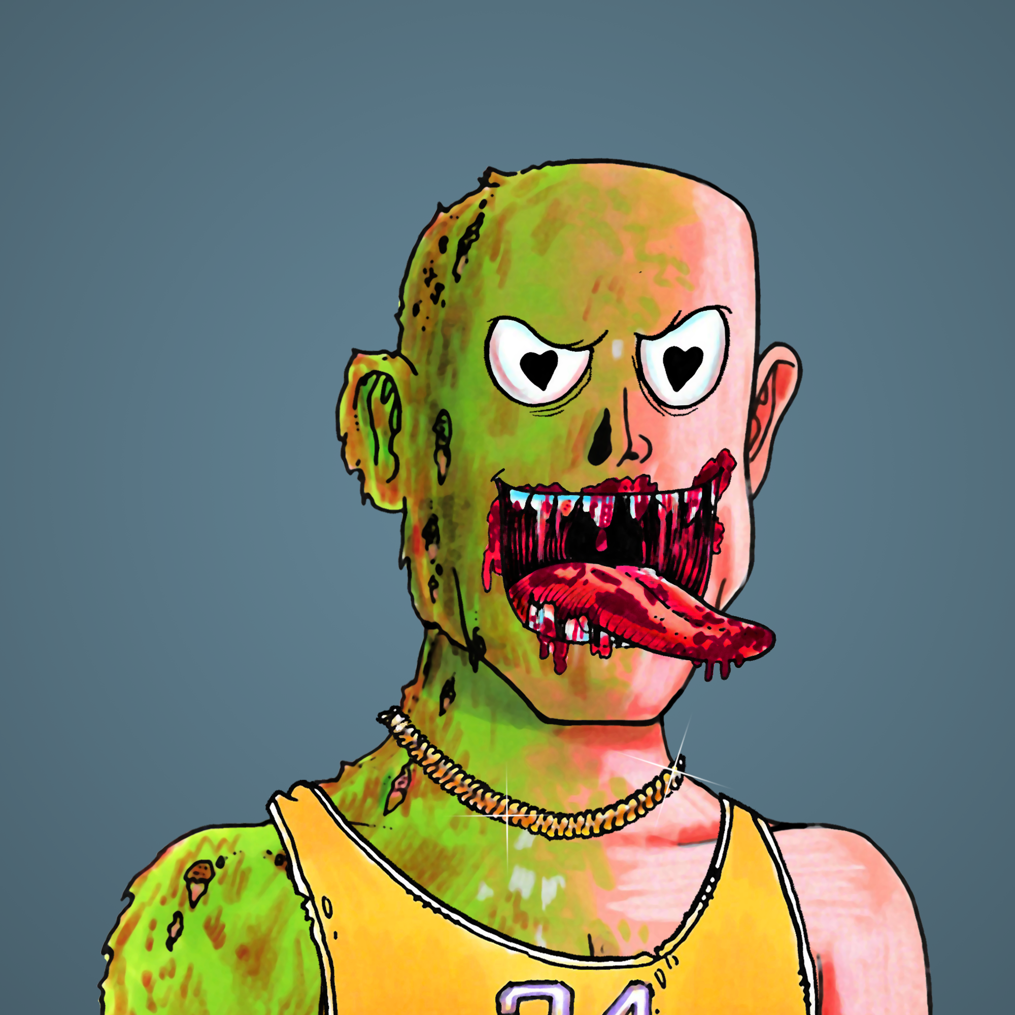 George Trosley - Jungle Freaks - Jungle Freak 200 - NFT # 200