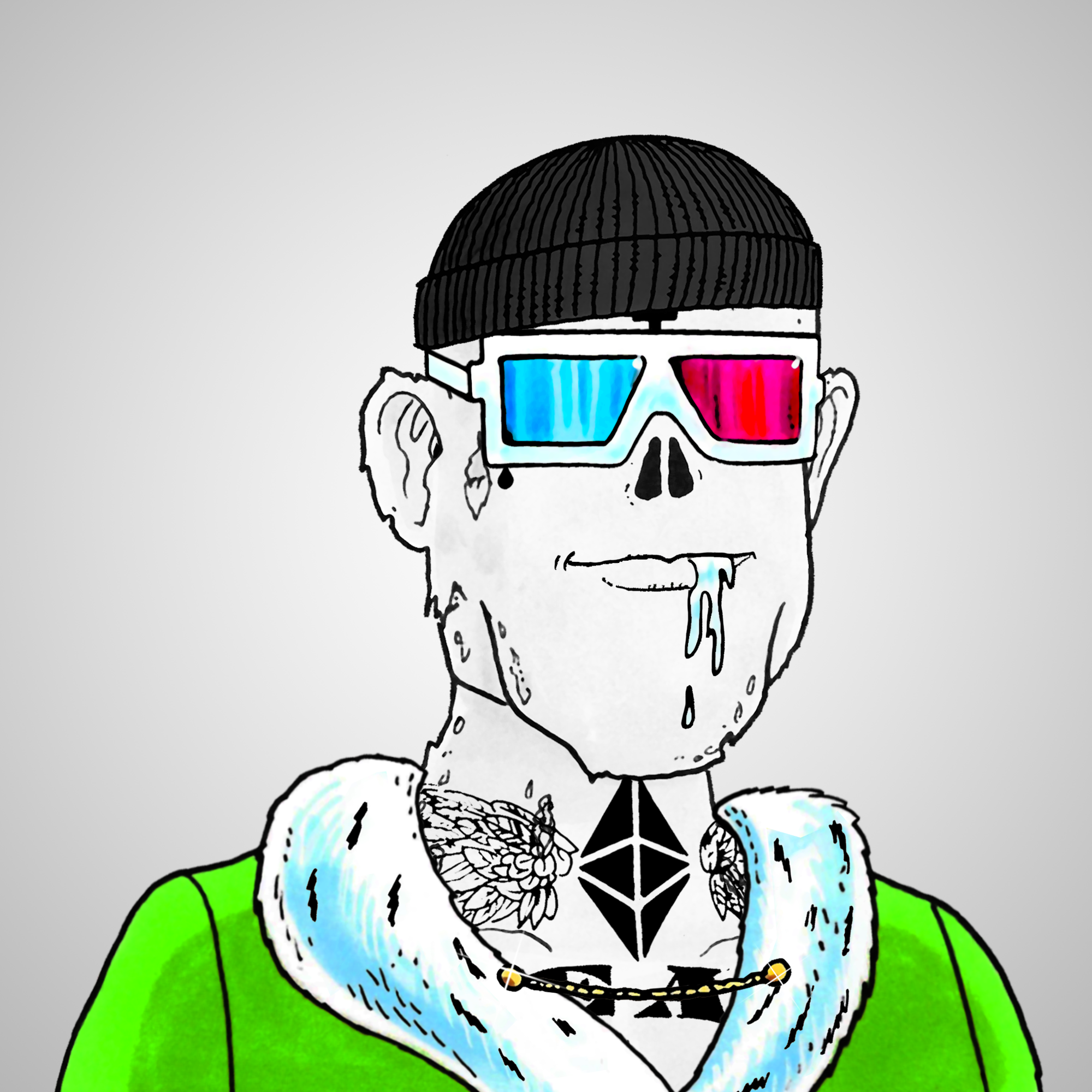 George Trosley - Jungle Freaks - Jungle Freak 2001 - NFT # 2001